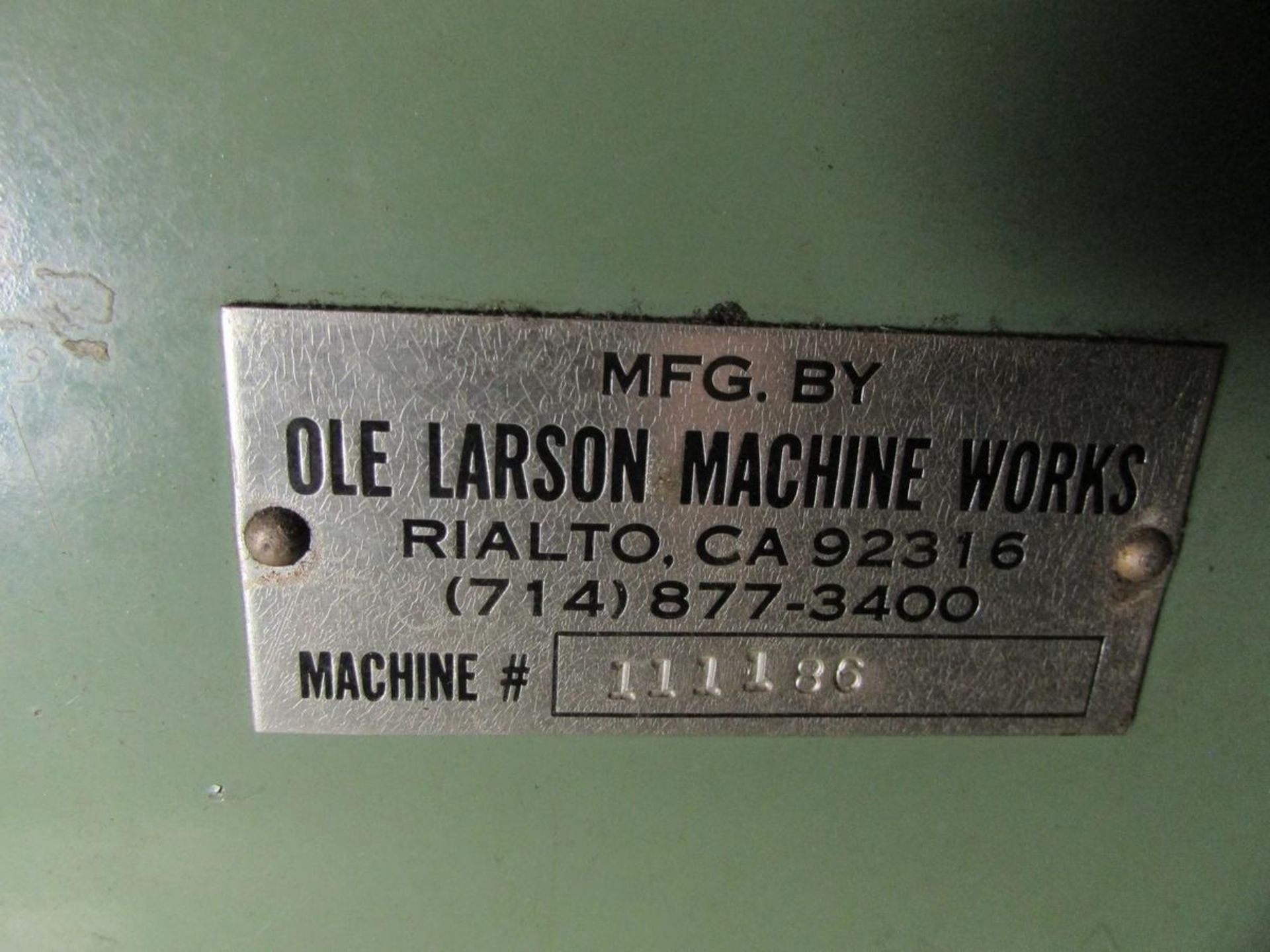 OLE LARSON MACHINE WORKS ADJUSTABLE PLASTIC BOTTLE TOP TRIMMER - Image 7 of 7
