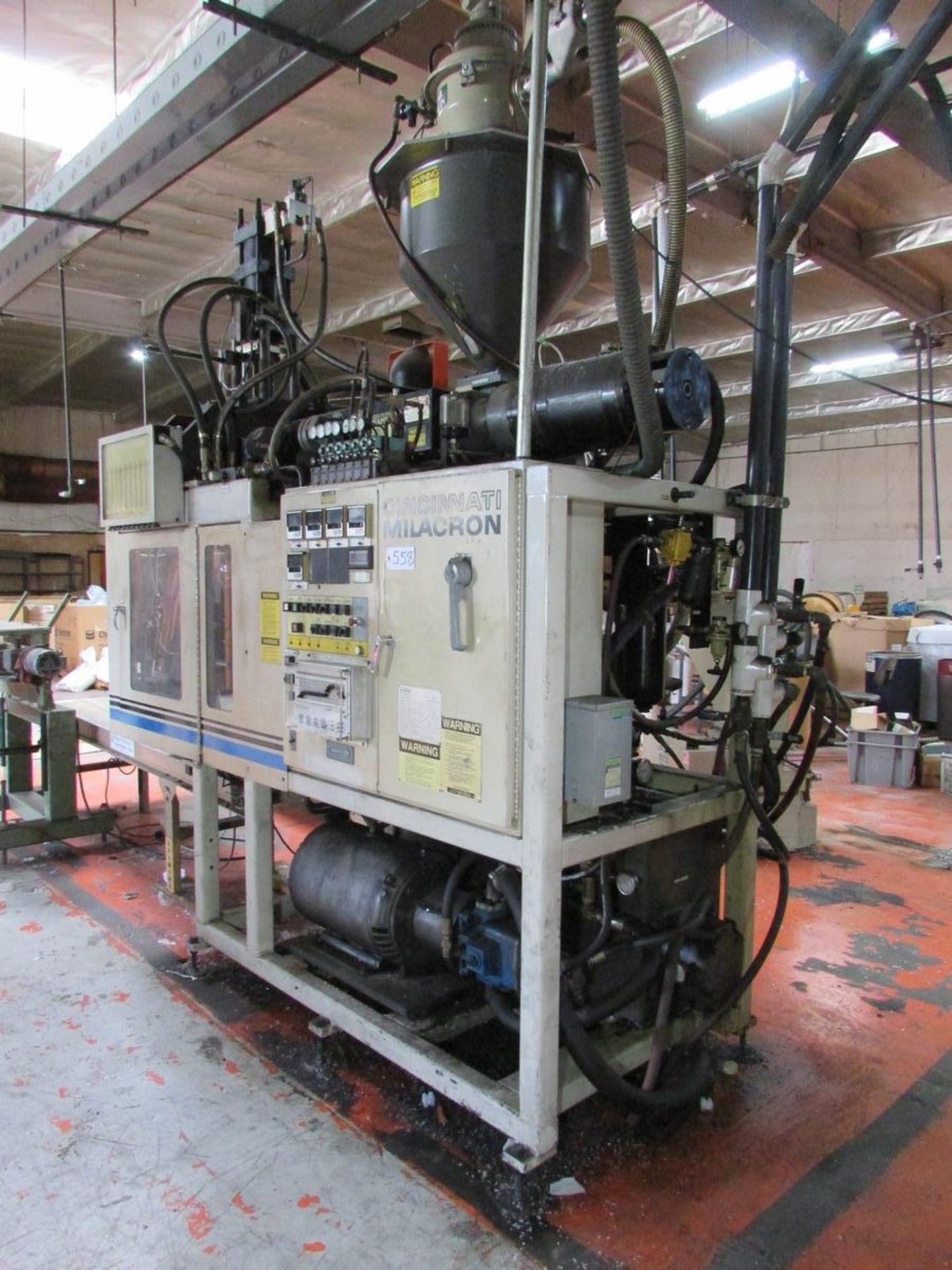 CINCINNATI MILACRON BLOW MOLDING MACHINE MODEL E50-D-375 - Image 5 of 19