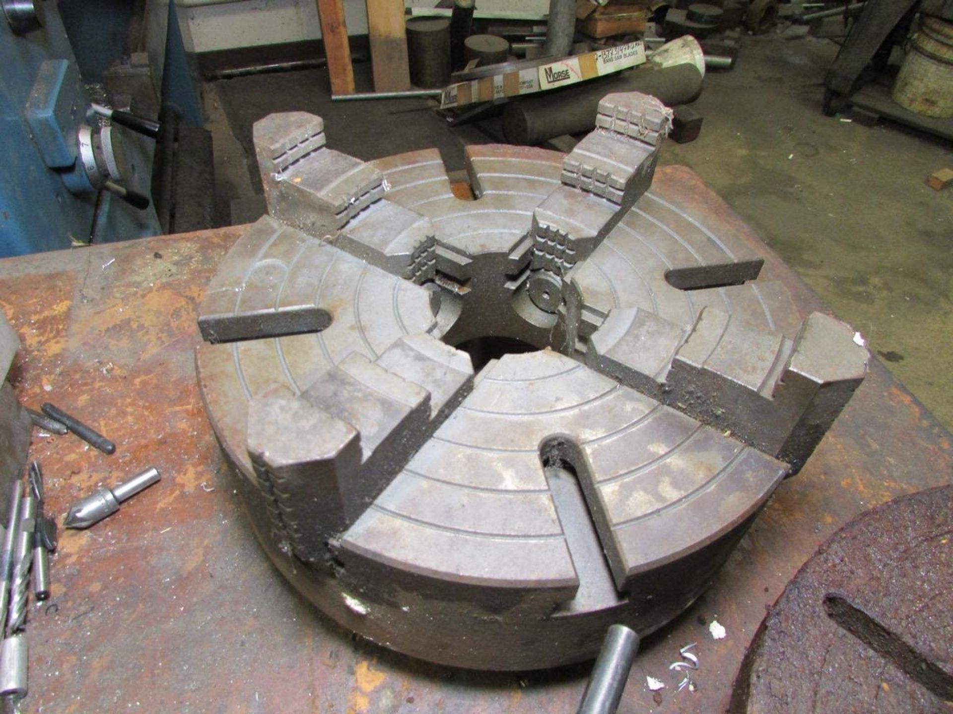 BISON 12-1/2" 4-JAW CHUCK - Image 3 of 4