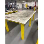 49” X 96 X 35” STEEL TABLE