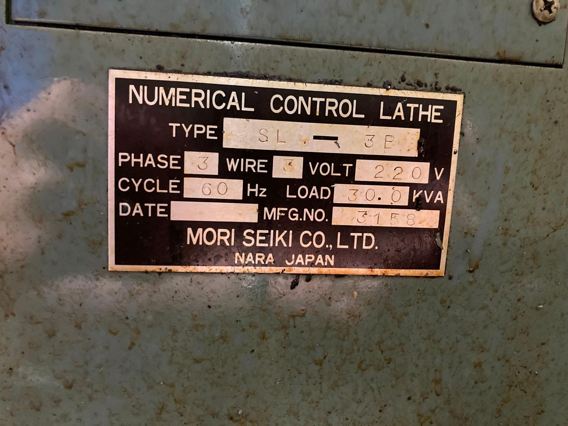 1985 MORI SL-3B CNC LATHE - Image 7 of 7