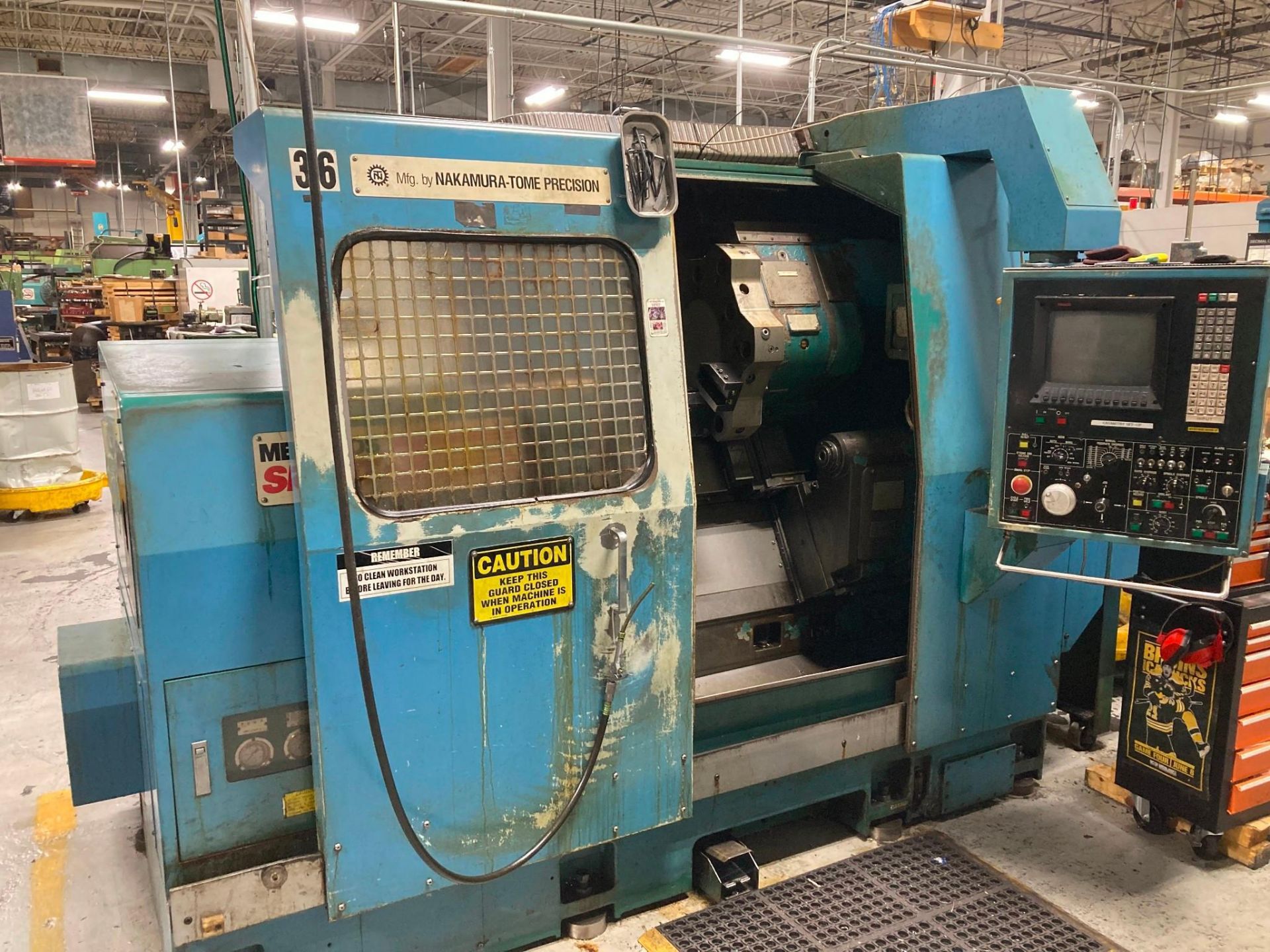 1985 NAKAMURA SLANT 3B CNC TURNING MACHINE