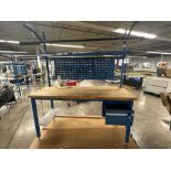 GLOBAL INDUSTRIAL WORK DESK WITH LIGHTS