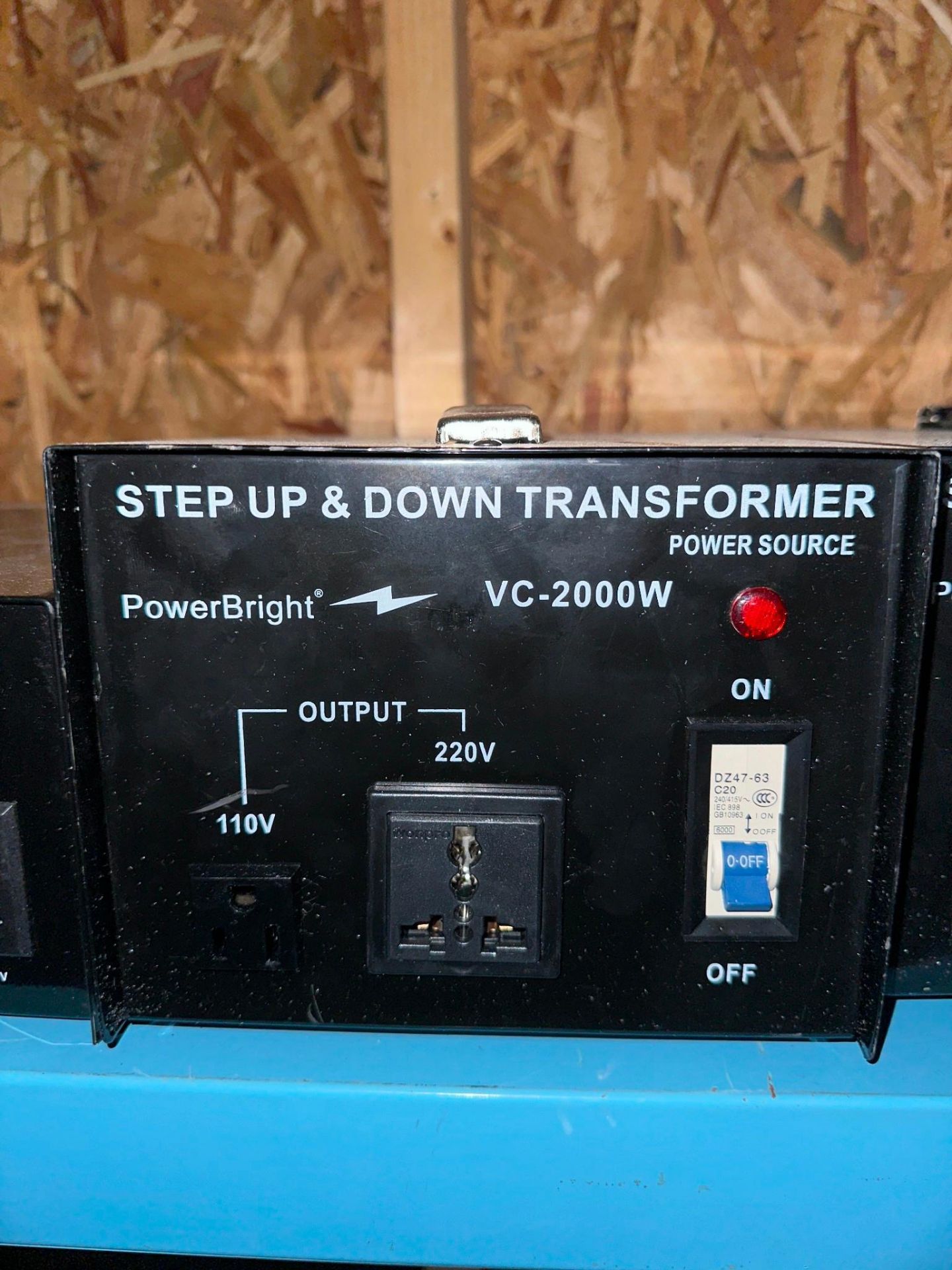 (2) POWERBRIGHT VC-2000W STEP UP & DOWN TRANSFORMER AND (1) TRIGEAR TG750 STEP UP & DOWN TRANSFORMER - Image 3 of 6