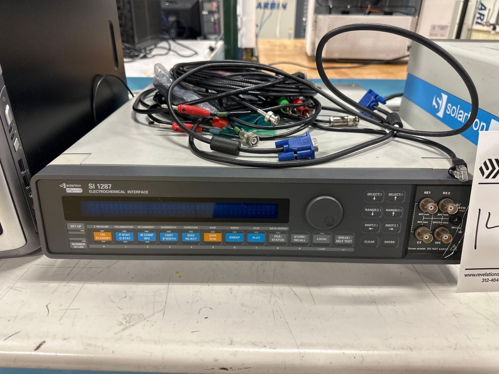 SOLARTRON SI1287 ELECTROCHEMICAL INTERFACE & SOLARTRON SI1260 IMPEDANCE/GAIN-PHASE ANALYZER - Image 5 of 12