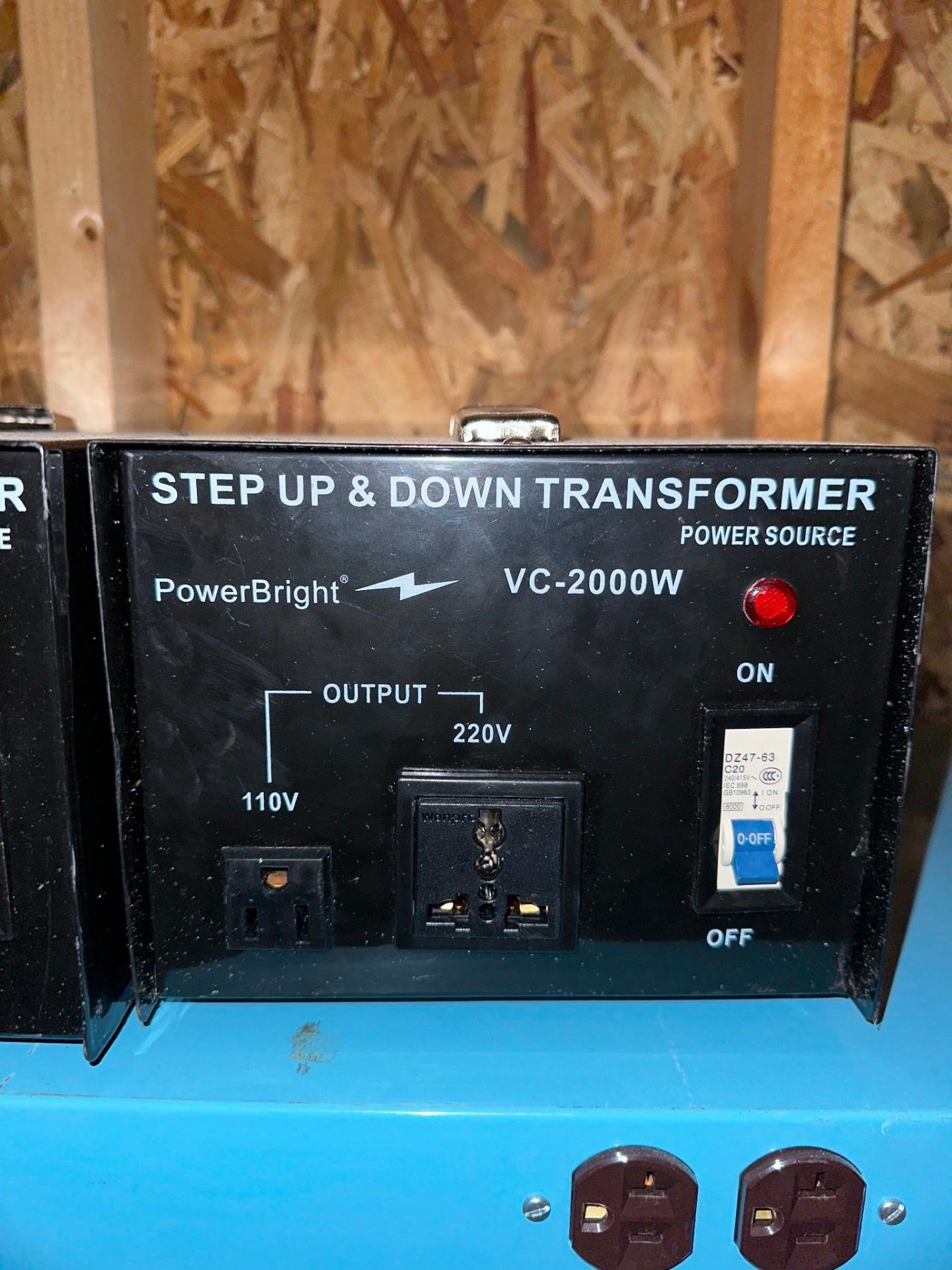 (2) POWERBRIGHT VC-2000W STEP UP & DOWN TRANSFORMER AND (1) TRIGEAR TG750 STEP UP & DOWN TRANSFORMER - Image 4 of 6
