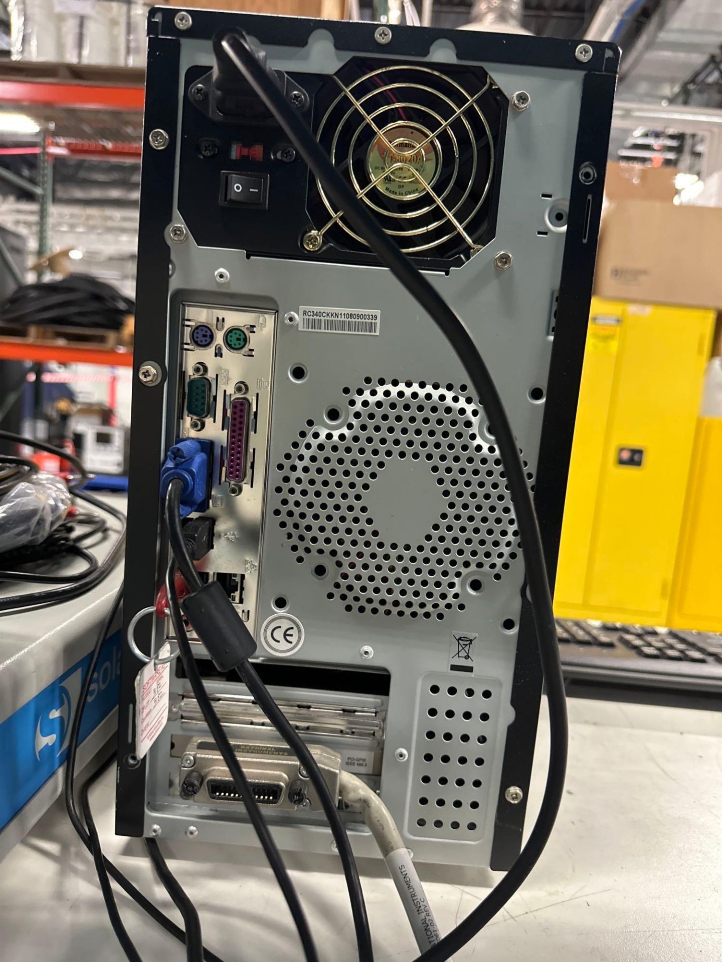 SOLARTRON SI1287 ELECTROCHEMICAL INTERFACE & SOLARTRON SI1260 IMPEDANCE ...