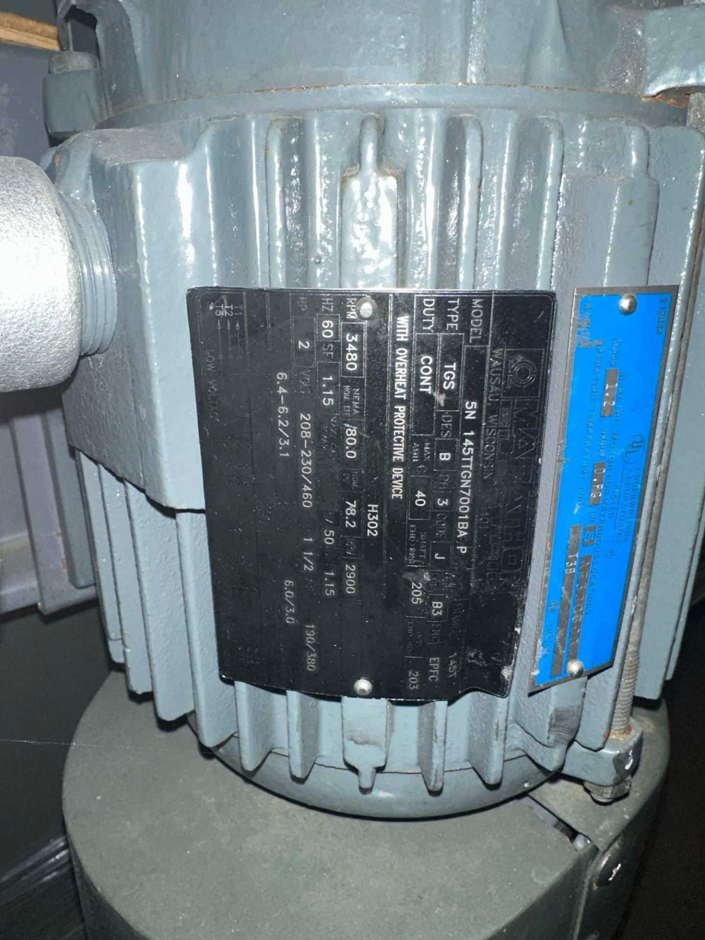 REYNOLDS INDUSTRIES BELLCORE BL-1770 DUAL SHAFT MIXER RPM: 1750 MAX RPM ...