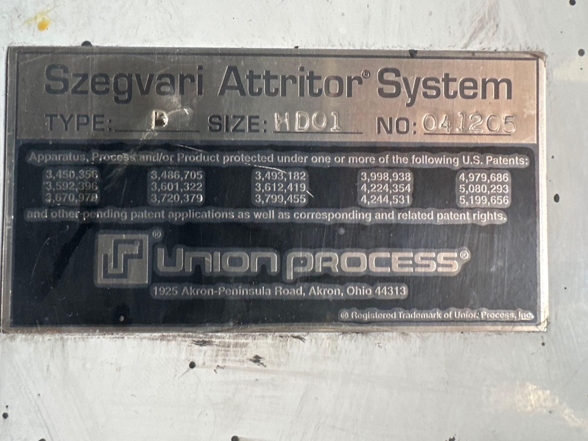 UNION PROCESS SZEGVARI ATTRITOR SYSTEM TYPE B - Image 3 of 10