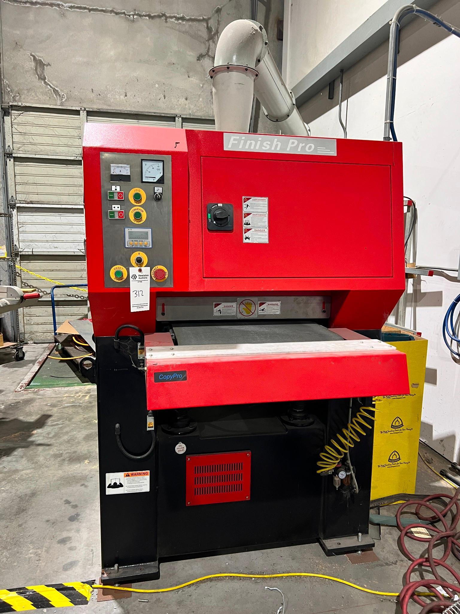 FINISH PRO METAL WIDE BELT SANDERYEAR 2014MODEL GMCFP2560BELT SANDER 25" X 60"HP 5HPAll spec