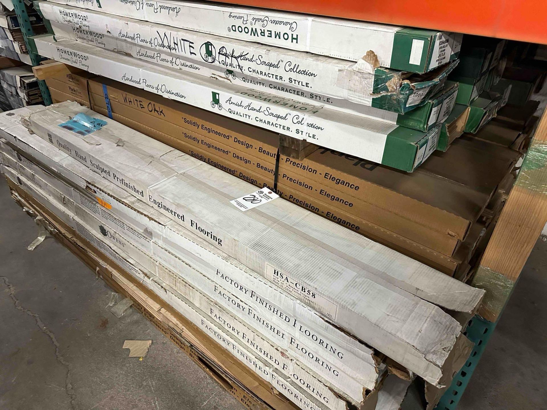 APPROX. 57 BOXES OF WHITE OAK FLOORING