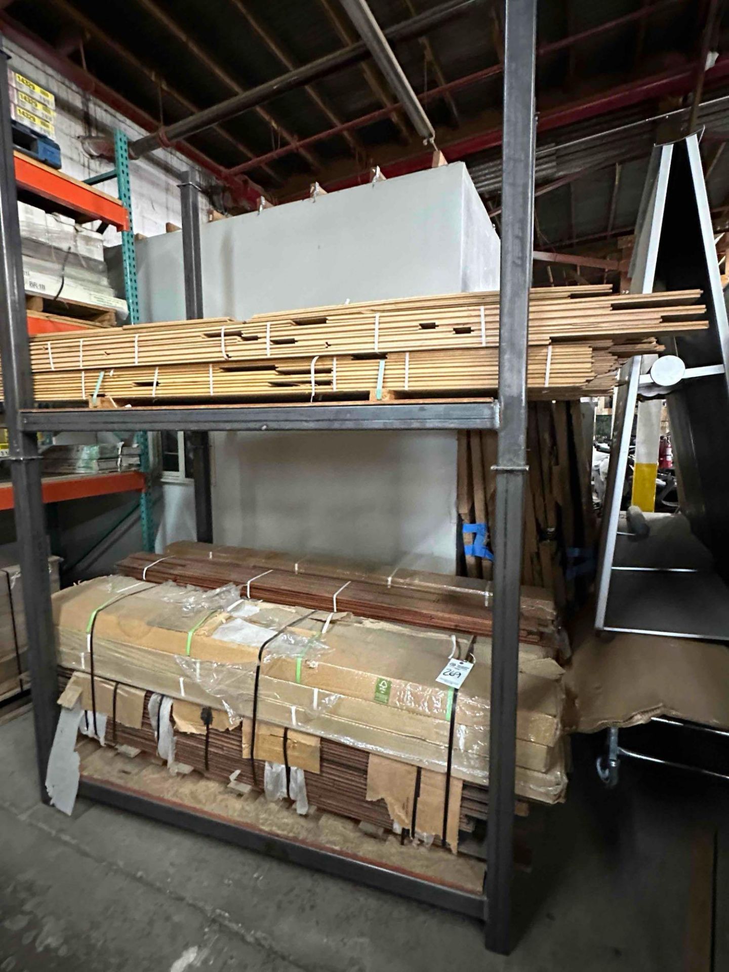 APPROX. 30 BOXES OF WHITE OAK PREFINISHED FLOORING AND APPROX. 160 SQ FT OF MISC. FLOORING