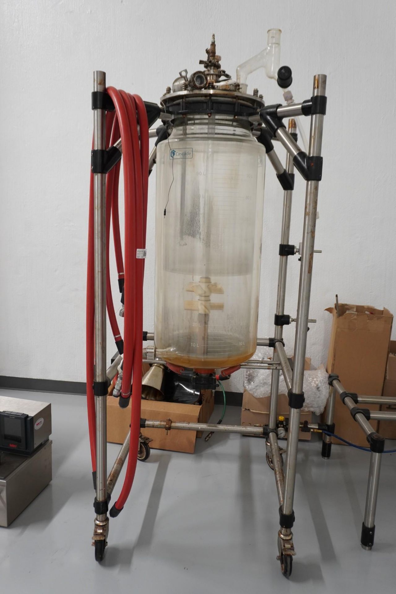 USED CASCADE SCIENCES - DOUBLE JACKETED GLASS REACTOR (100L) - Image 2 of 3