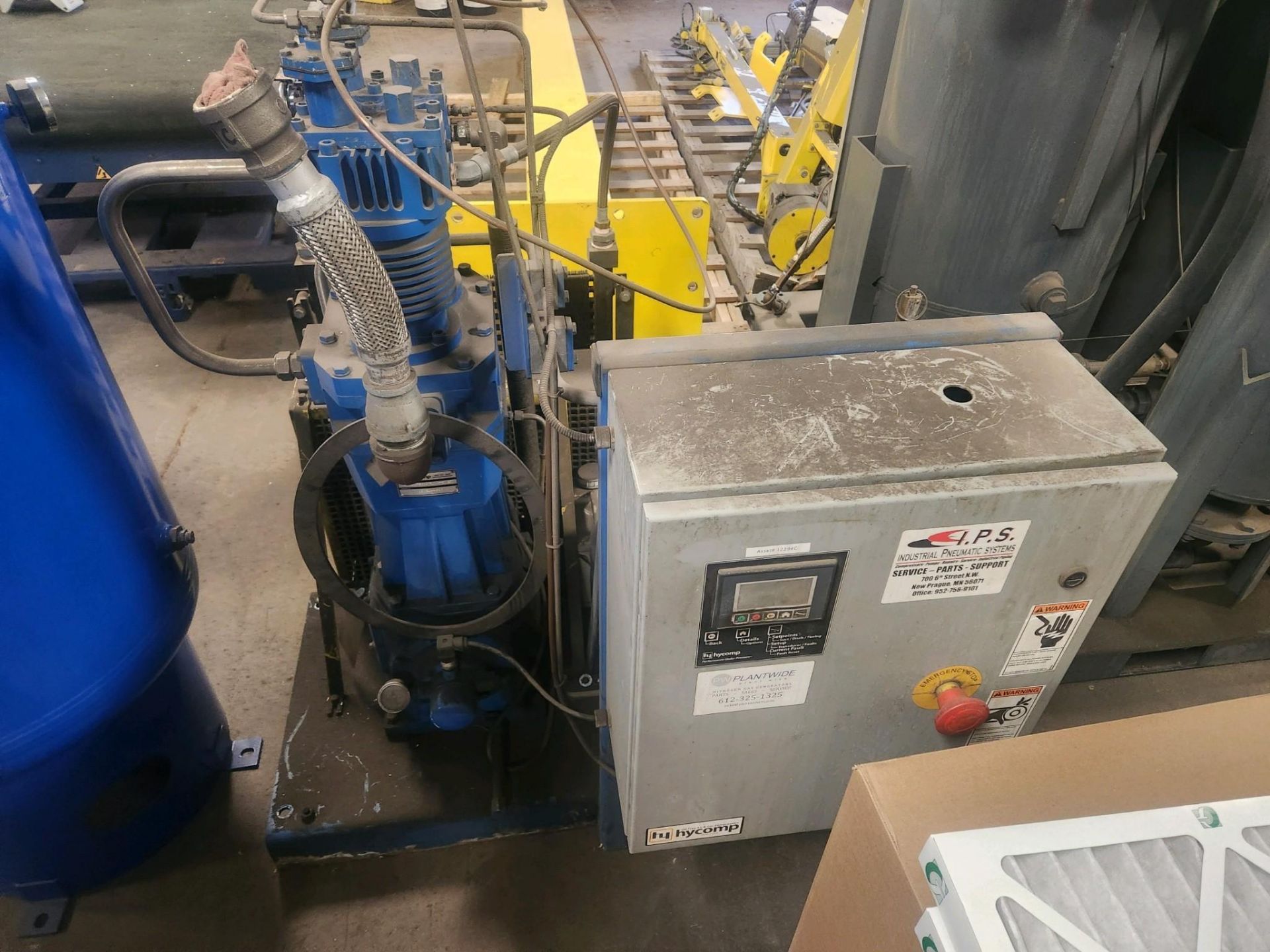 USED 25HP HYCOMP PRESSURE BOOSTER - SET UP TO MATCH THE GENERATOR 3400 CFH