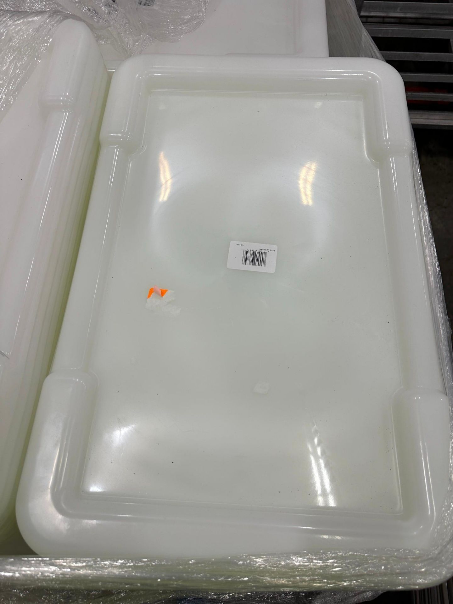 SKID OF PLASTIC TRAY LIDS - Image 4 of 4