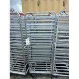 LOT OF (10) SHOPCRAFT MOBILE PAN RACKS