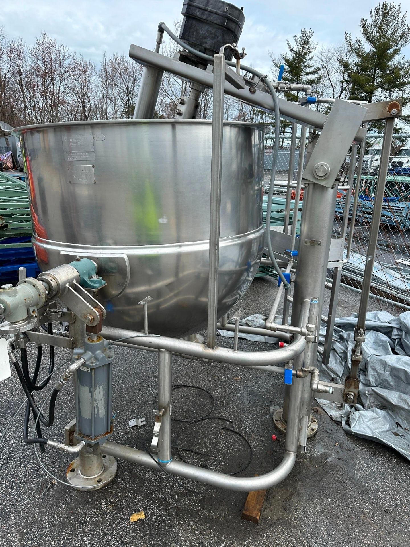 GROEN 250 GALLON KETTLE W/ AGITATION - Image 3 of 6