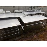 STAINLESS STEEL TABLES (4)