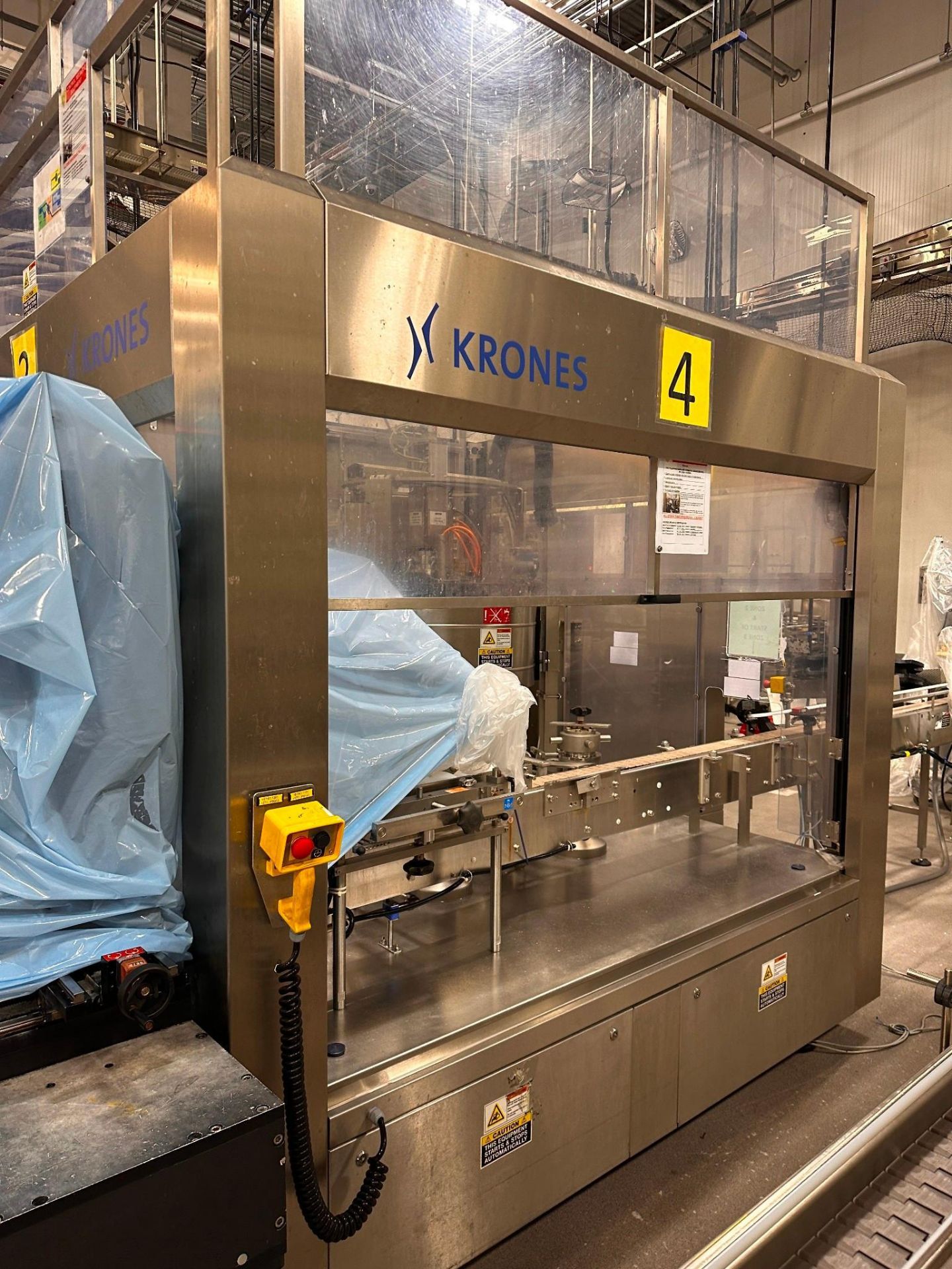 KRONES ROTARY LABELER, MFG 2009 - Image 12 of 17