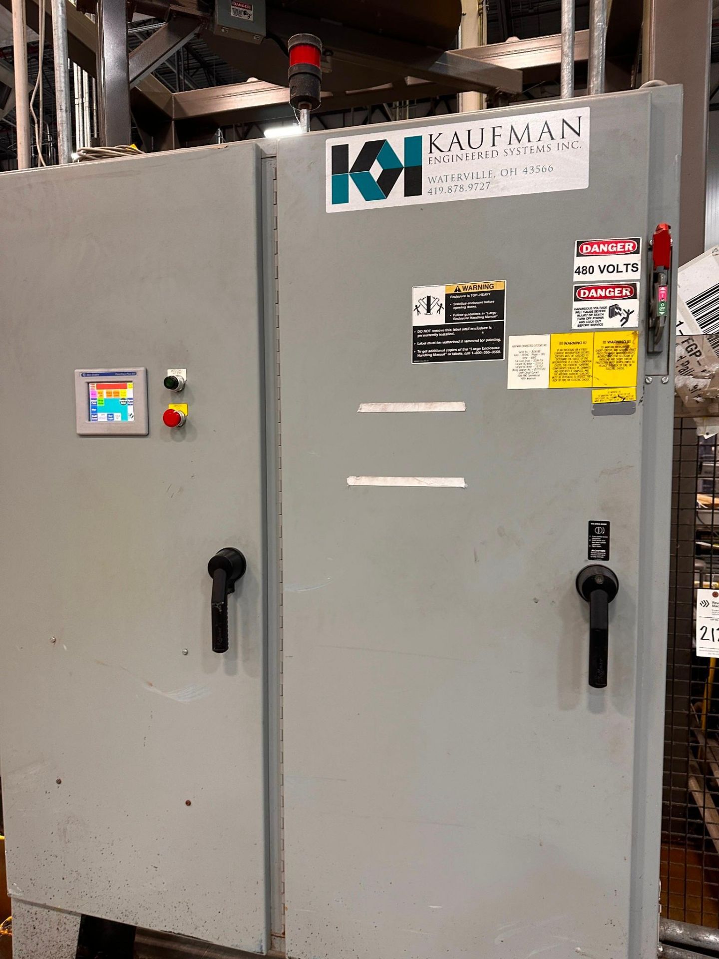 KAUFMAN ENGINEERED SYSTEMS AUTOMATIC PALLET STRETCH WRAPPER SYSTEM - Image 11 of 13