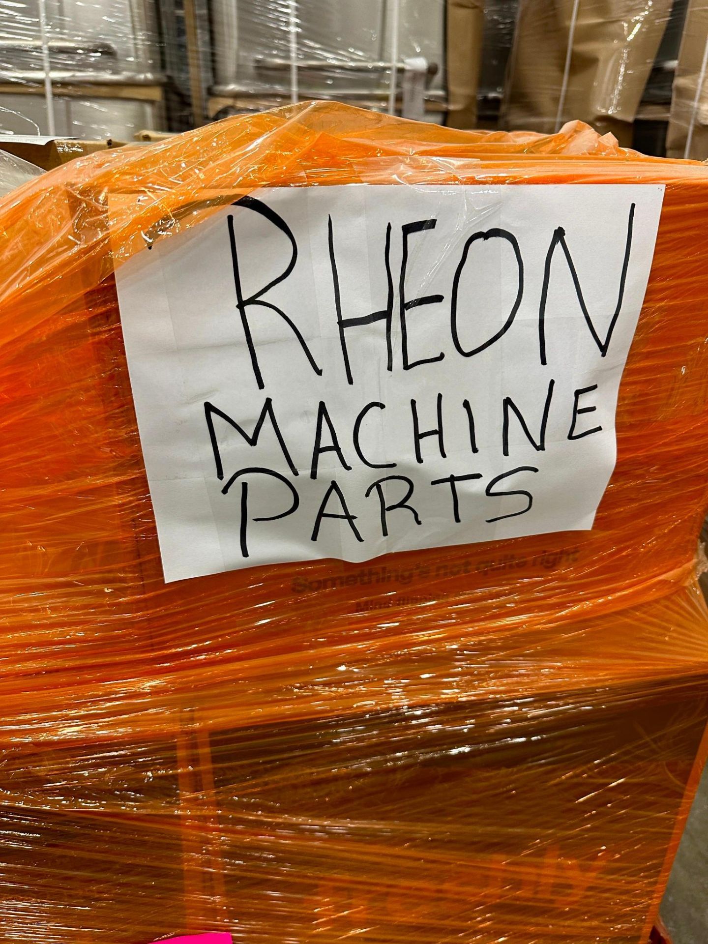 SKID OF RHEON ENCRUSTING MACHINE SPARE PARTS