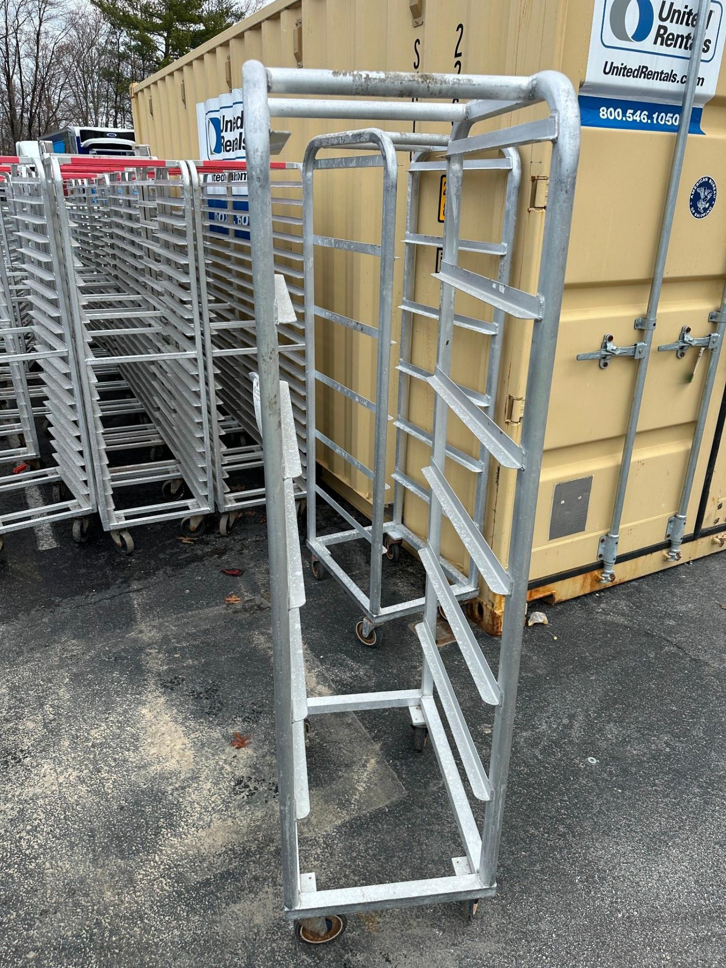 LOT OF (2) MOBILE PAN RACKS - Image 3 of 5