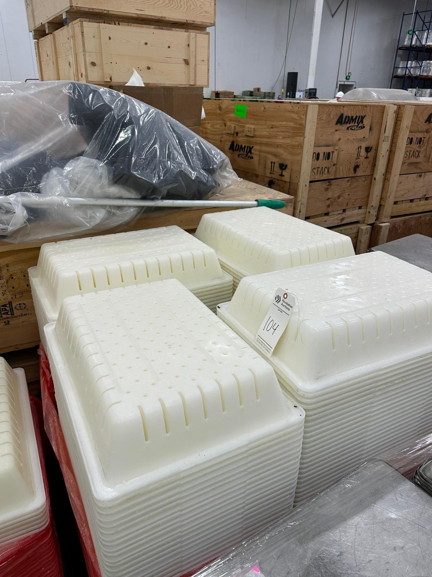 SKID OF PERFORATED PLASTIC TRAYS - Image 3 of 3
