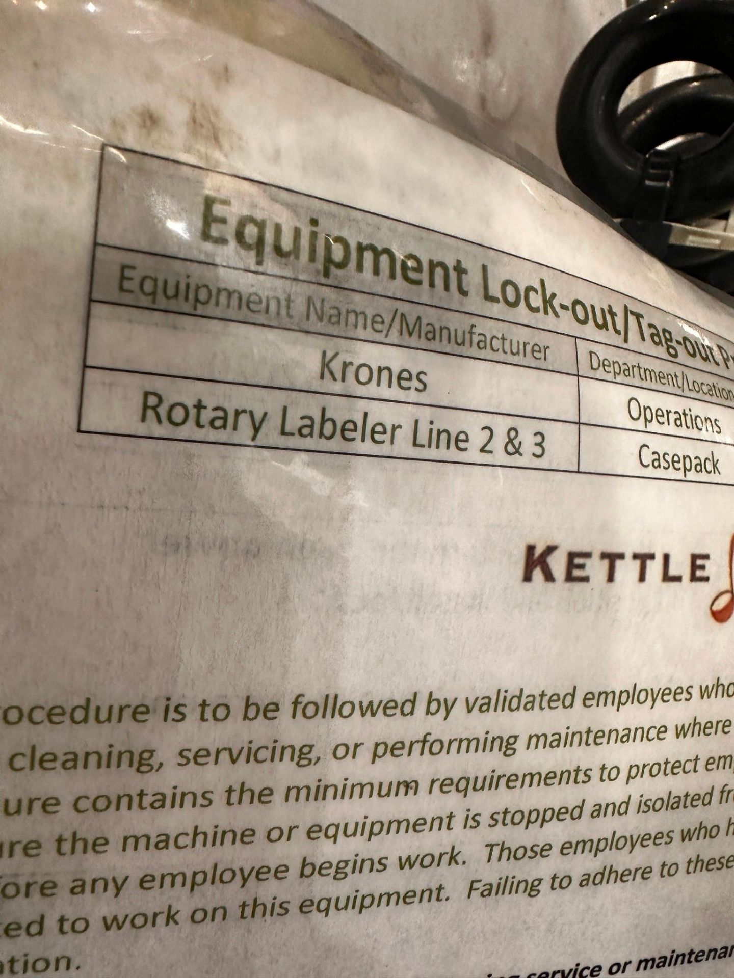 KRONES ROTARY LABELER, MFG 2009 - Image 17 of 17