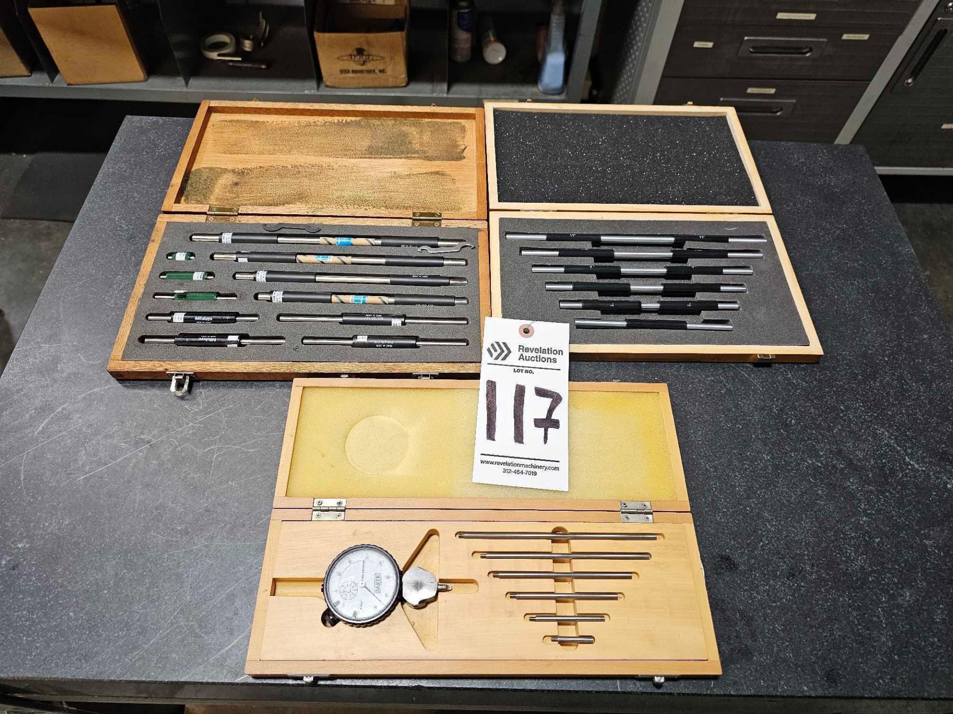 DEPTH GAGE, (2) MICROMETER SETS