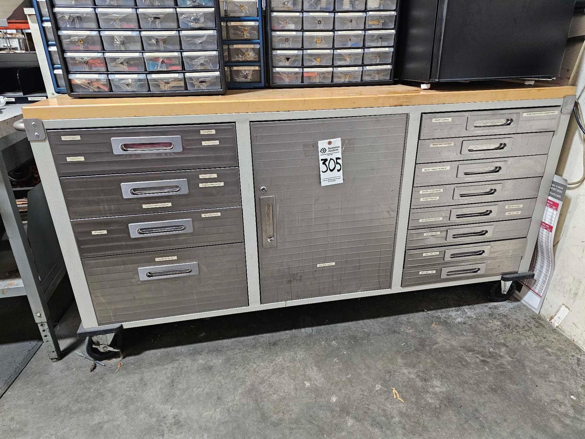 12 DRAWER ROLLING CABINET