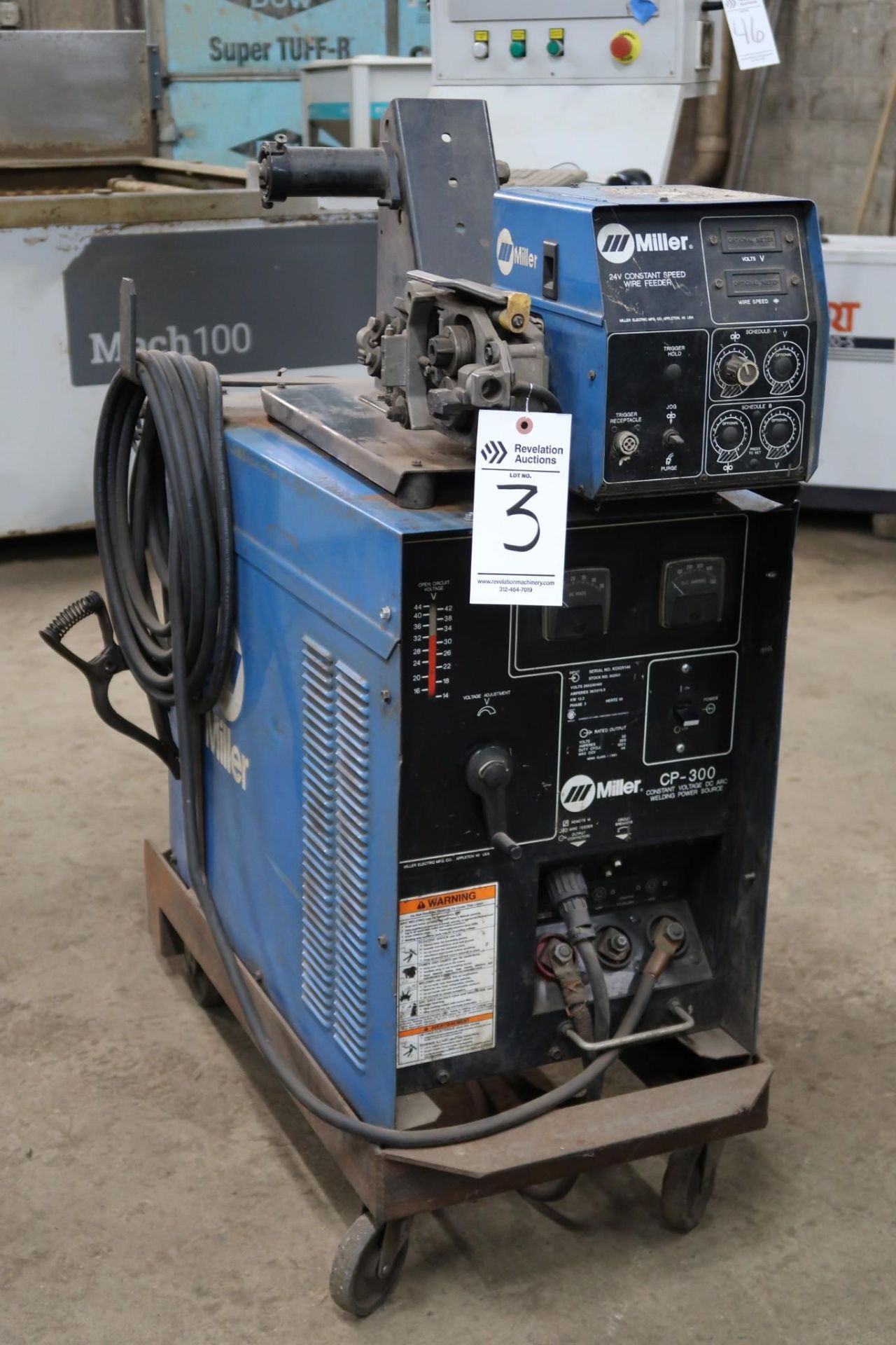 MILLER CP-300 CV DC ARC WELDING POWER SOURCE