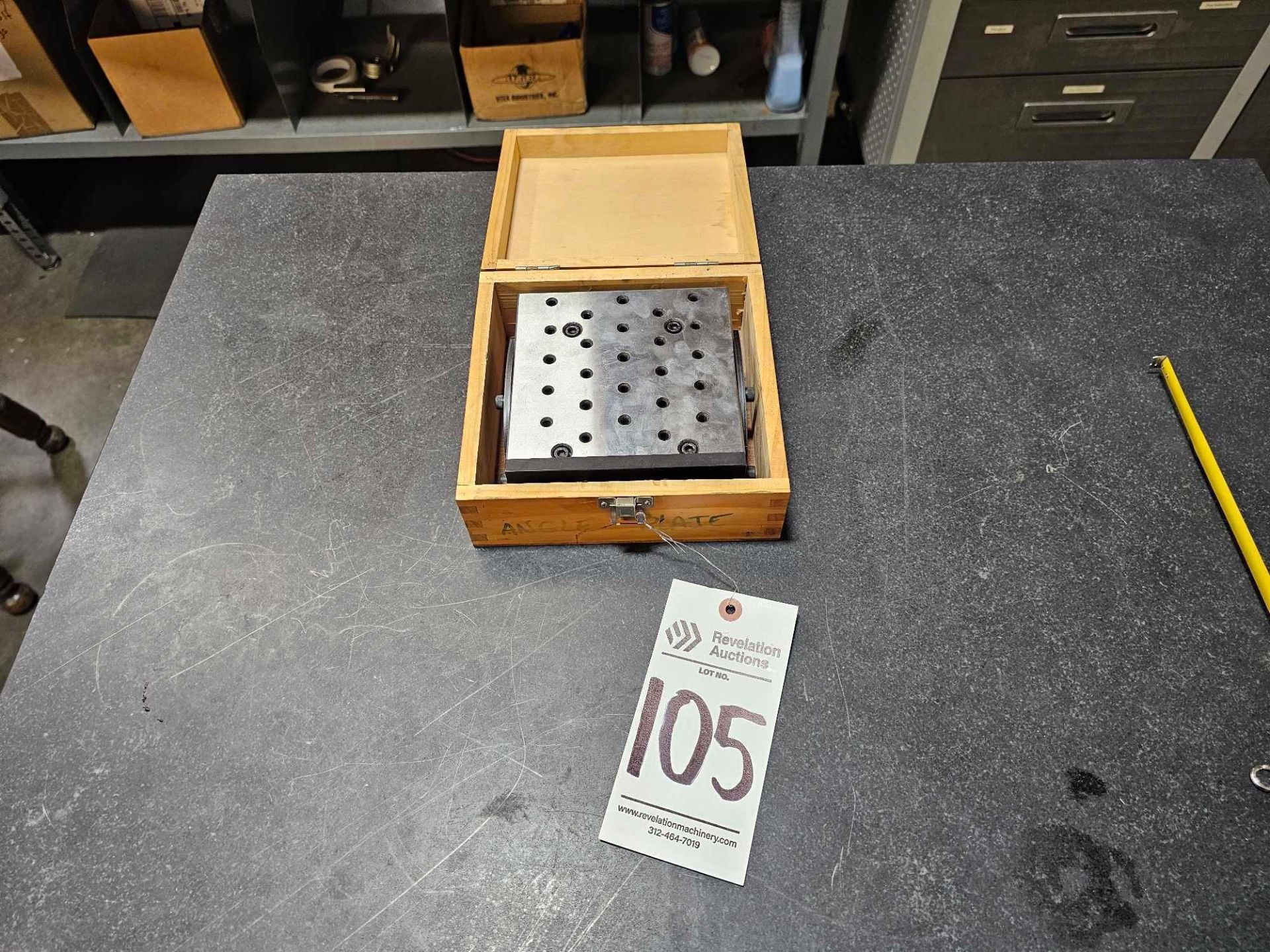 6" × 6" ADJUSTABLE ANGLE PLATE WITH CASE - Bild 7 aus 8