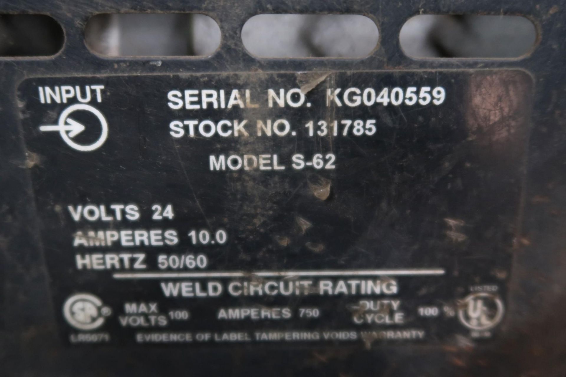 MILLER CP-300 CV DC ARC WELDING POWER SOURCE - Image 8 of 8