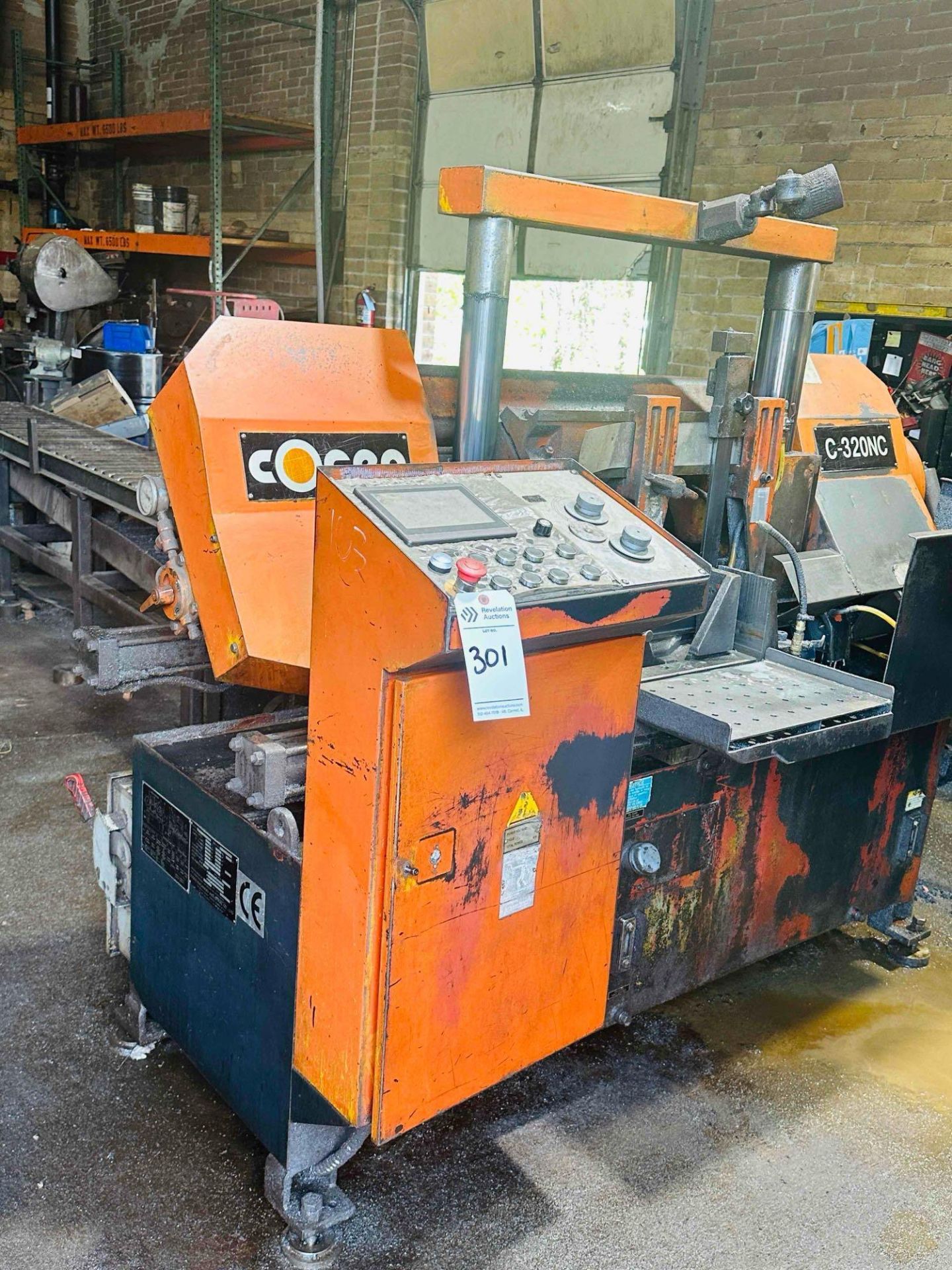 2007 COSEN C-320NC FULLY AUTOMATIC HORIZONTAL DUAL COLUMN BAND SAW - Image 5 of 12