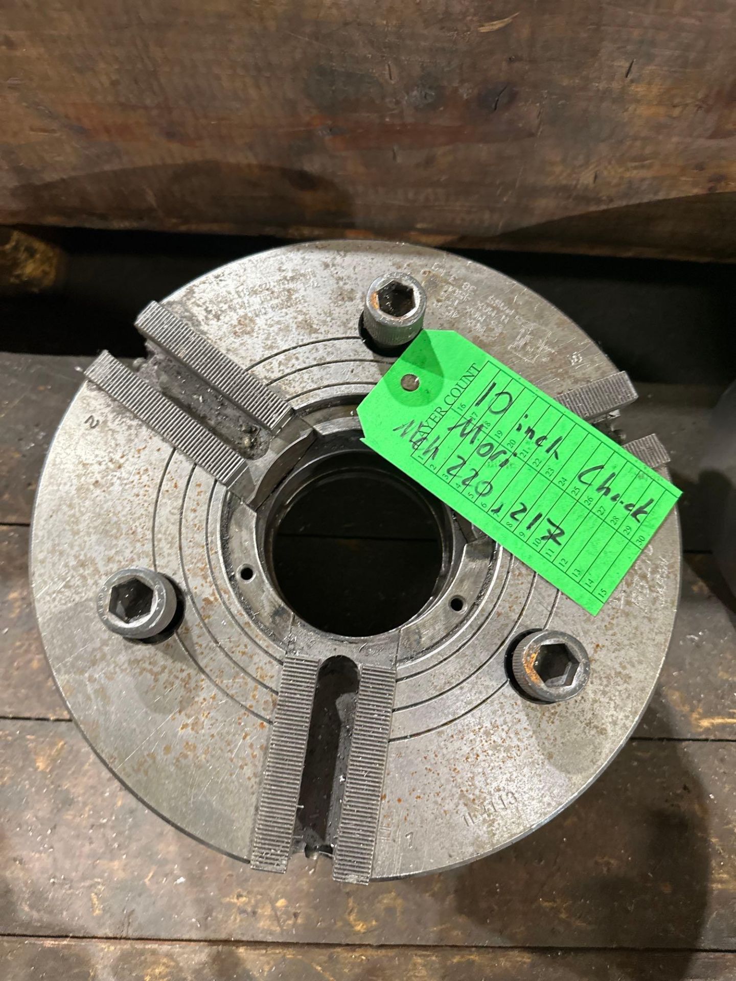 LIVE LATHE TOOLING, 8” 3 JAW CHUCK, 10” 3 JAW CHUCK - Image 2 of 7