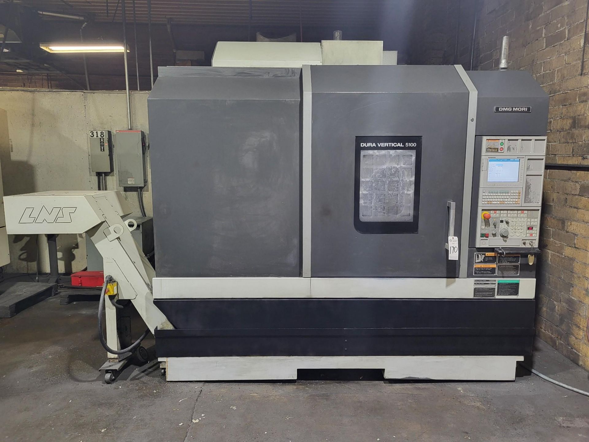 2015 DMG MORI DURAVERTICAL 5100 CNC VERTICAL MACHINING CENTER