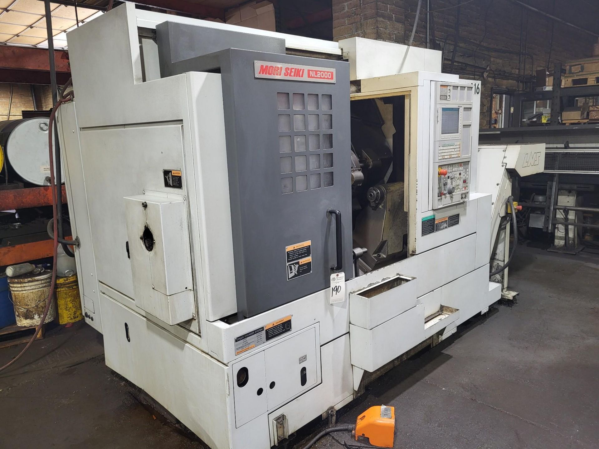 2013 MORI SEIKI NL 2000 Y/500 CNC TURNING CENTER W/ LIVE MILLING - Image 4 of 20