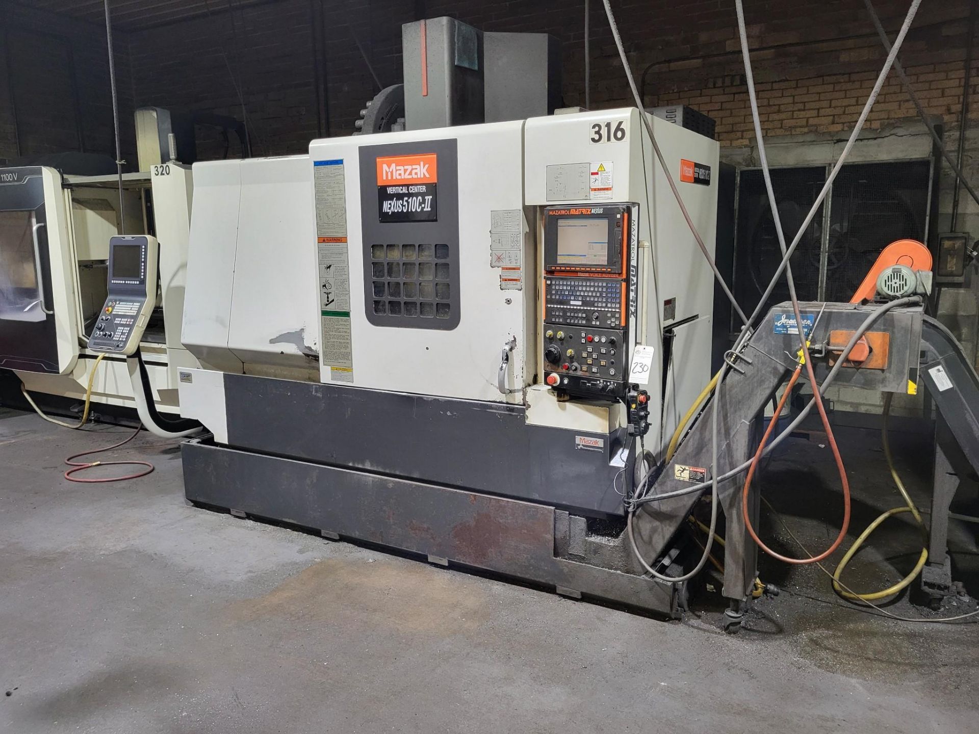 2006 MAZAK NEXUS VCN 510C-II CNC VERTICAL MACHINING CENTER - Image 6 of 14