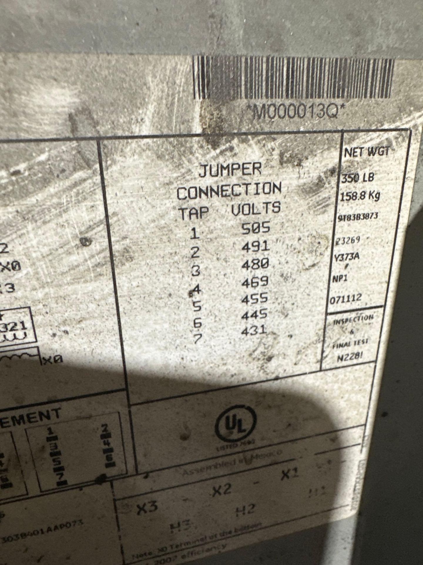 GE 45 KVA TRANSFORMER - Image 3 of 3