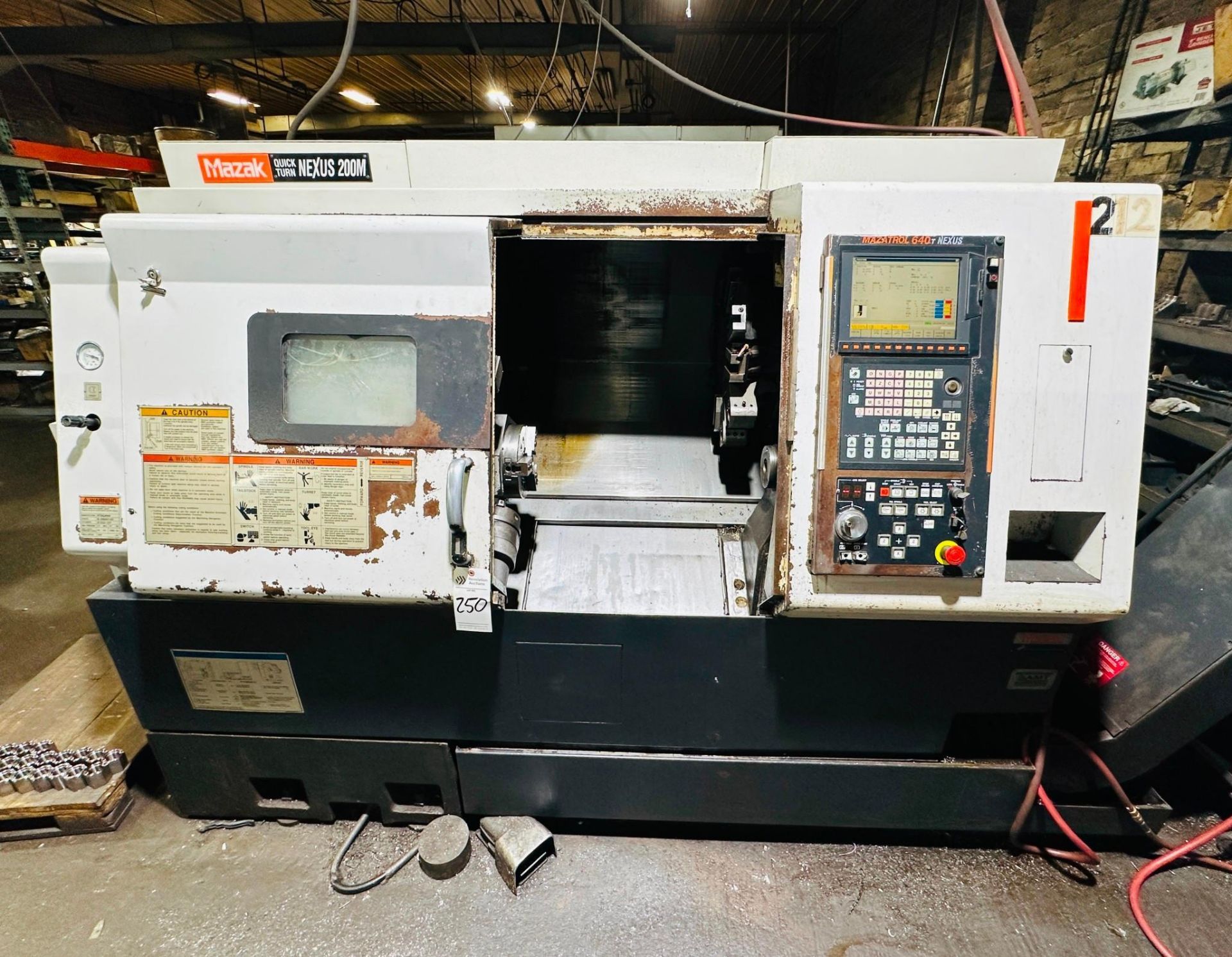 2005 MAZAK QUICK TURN 200M CNC LATHE W/ LIVE MILLING - Image 6 of 16