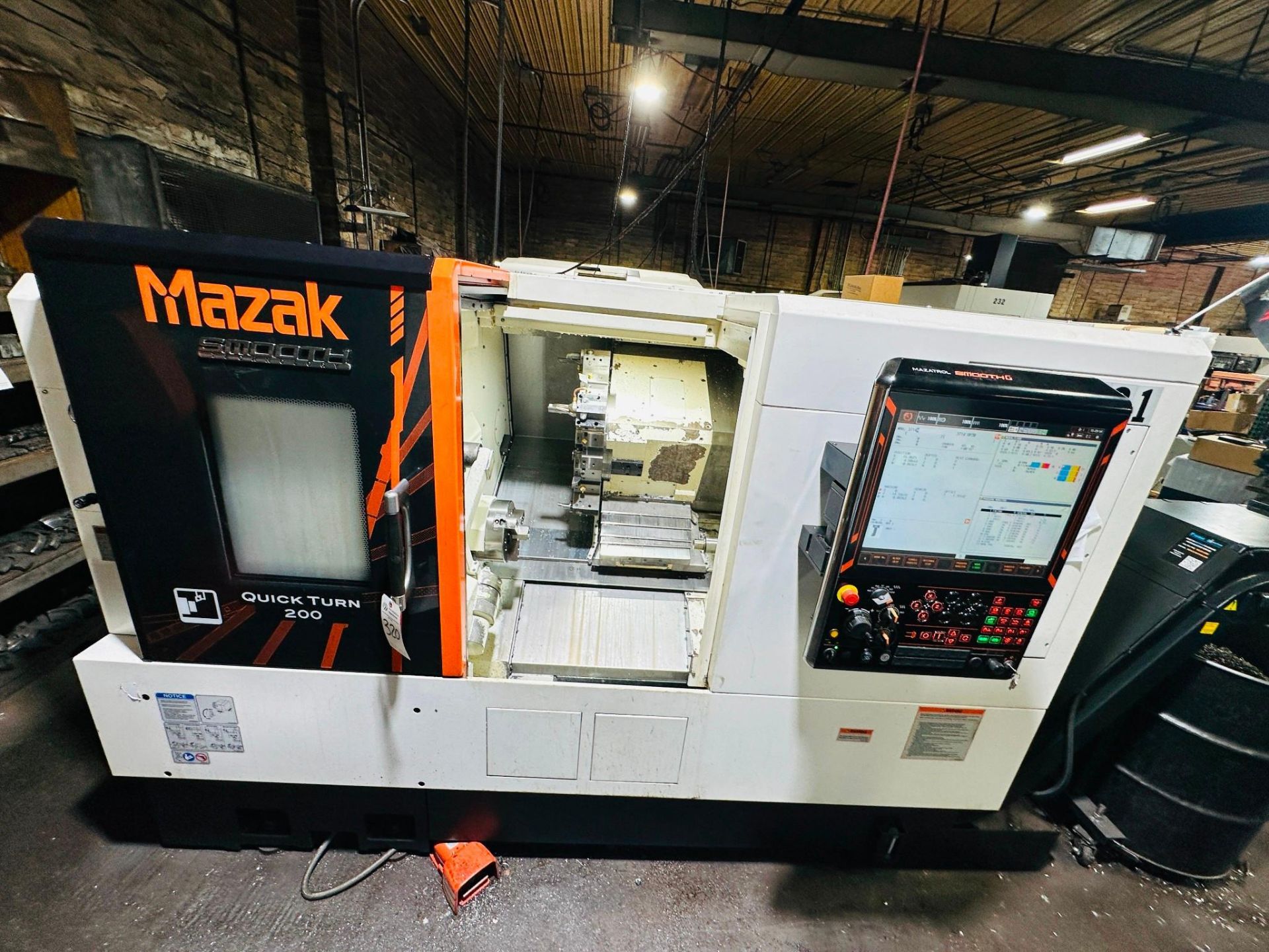 2022 MAZAK QUICK TURN 200 CNC LATHE - Image 12 of 29