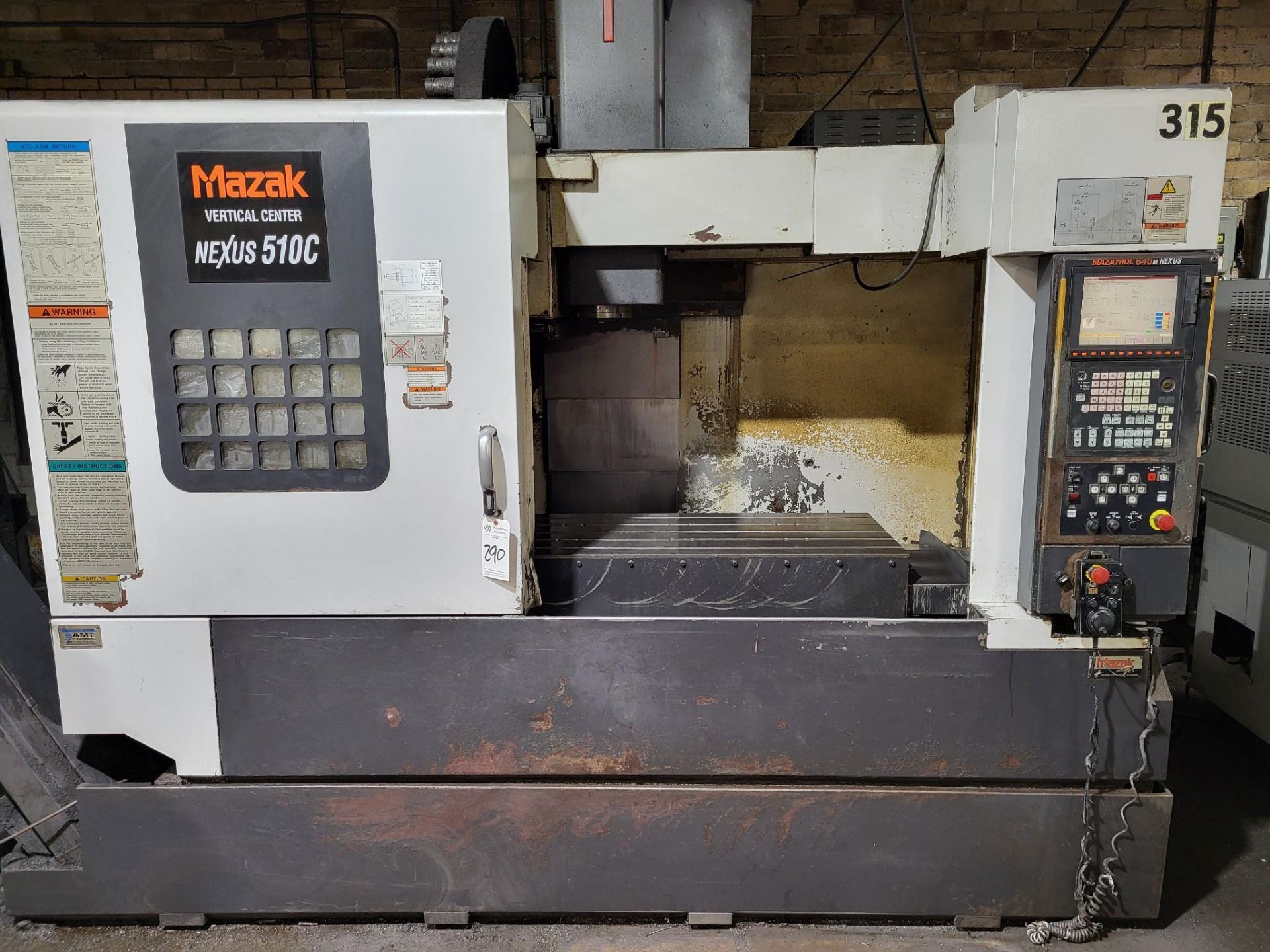 2004 MAZAK NEXUS VCN 510C CNC VERTICAL MACHINING CENTER - Image 3 of 23