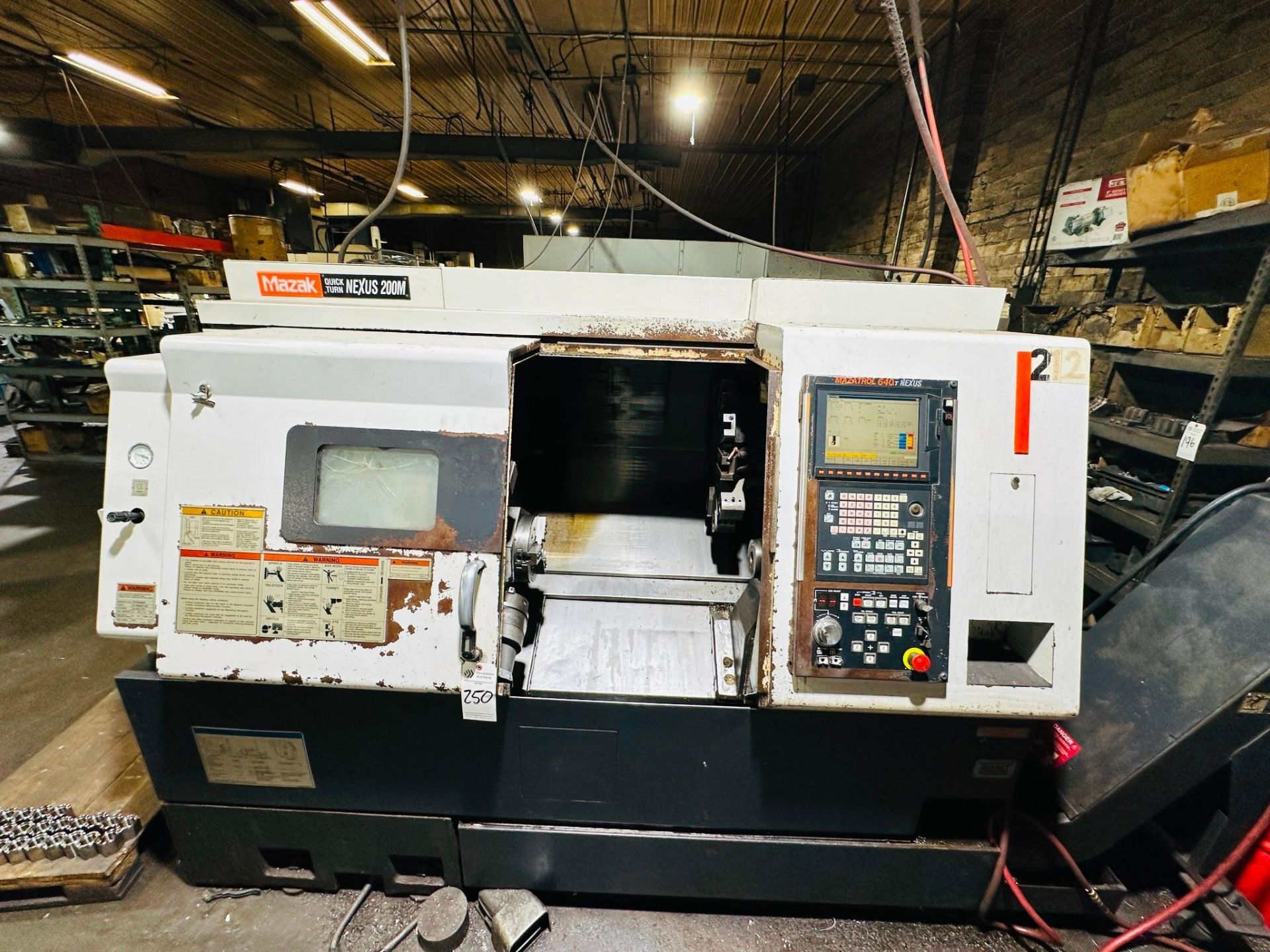 2005 MAZAK QUICK TURN 200M CNC LATHE W/ LIVE MILLING - Image 4 of 16