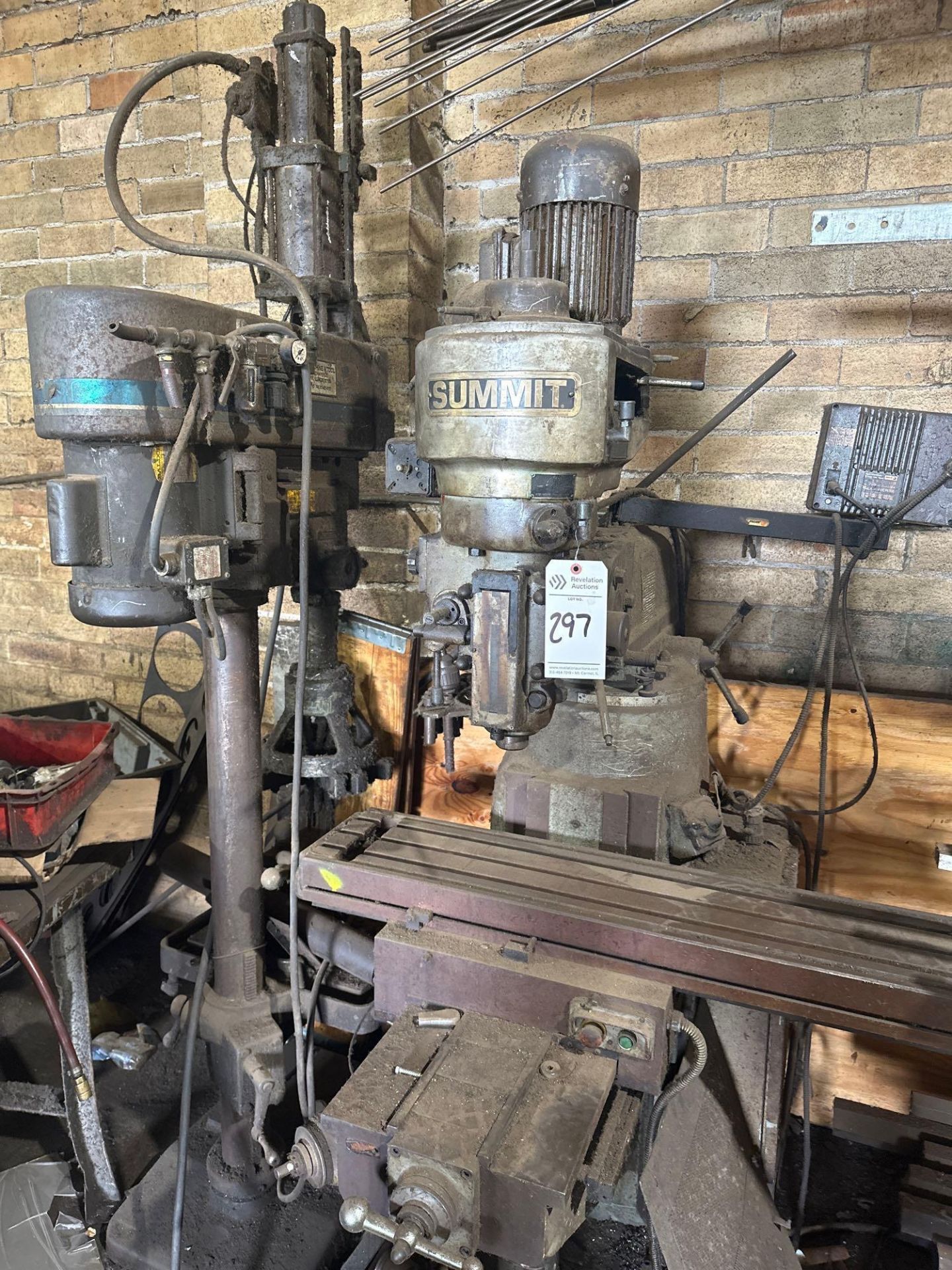 SUMMIT VERTICAL MILLING MACHINE AND DRILL PRESS