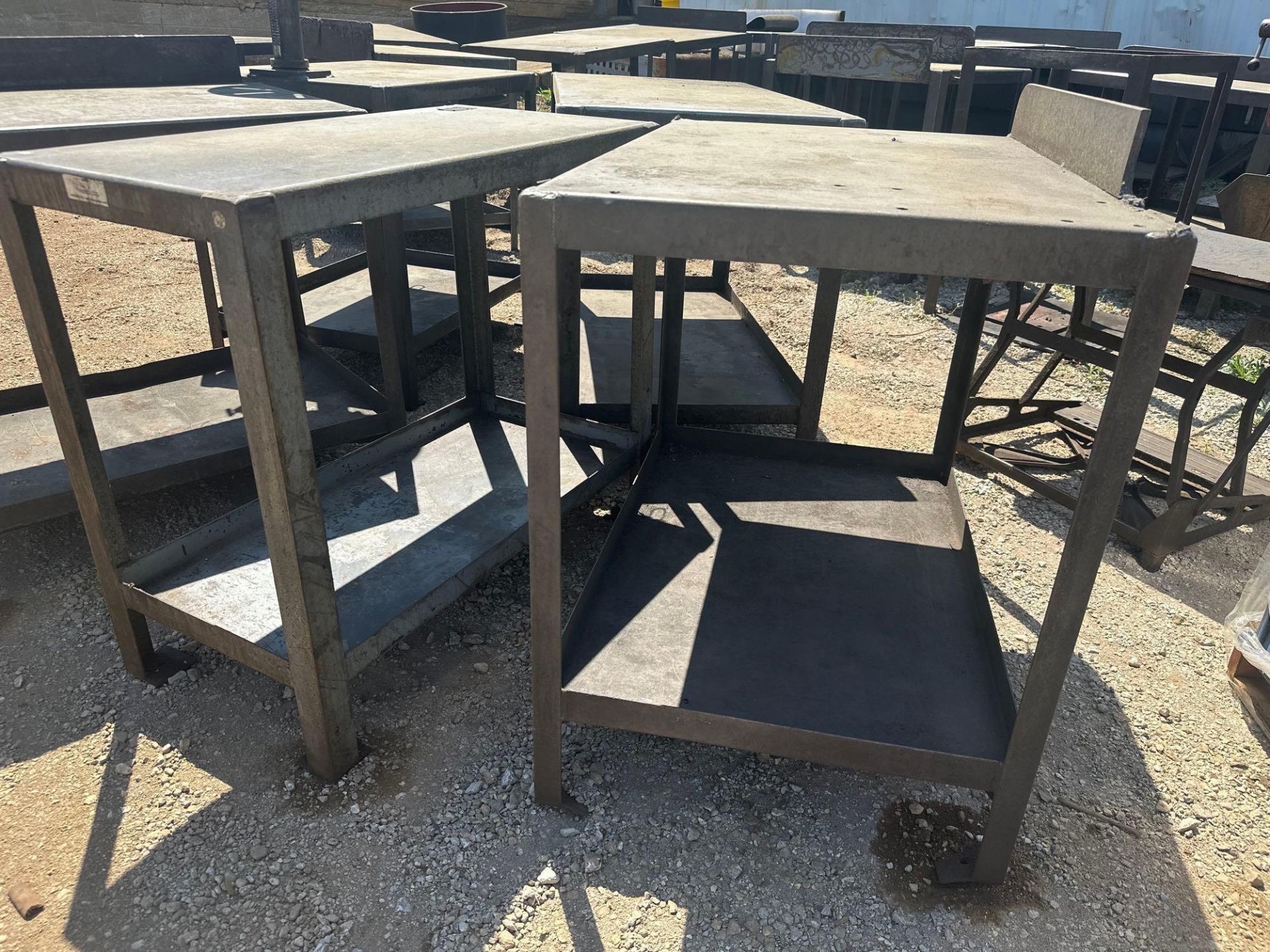 STEEL WORK BENCHES - Image 4 of 5