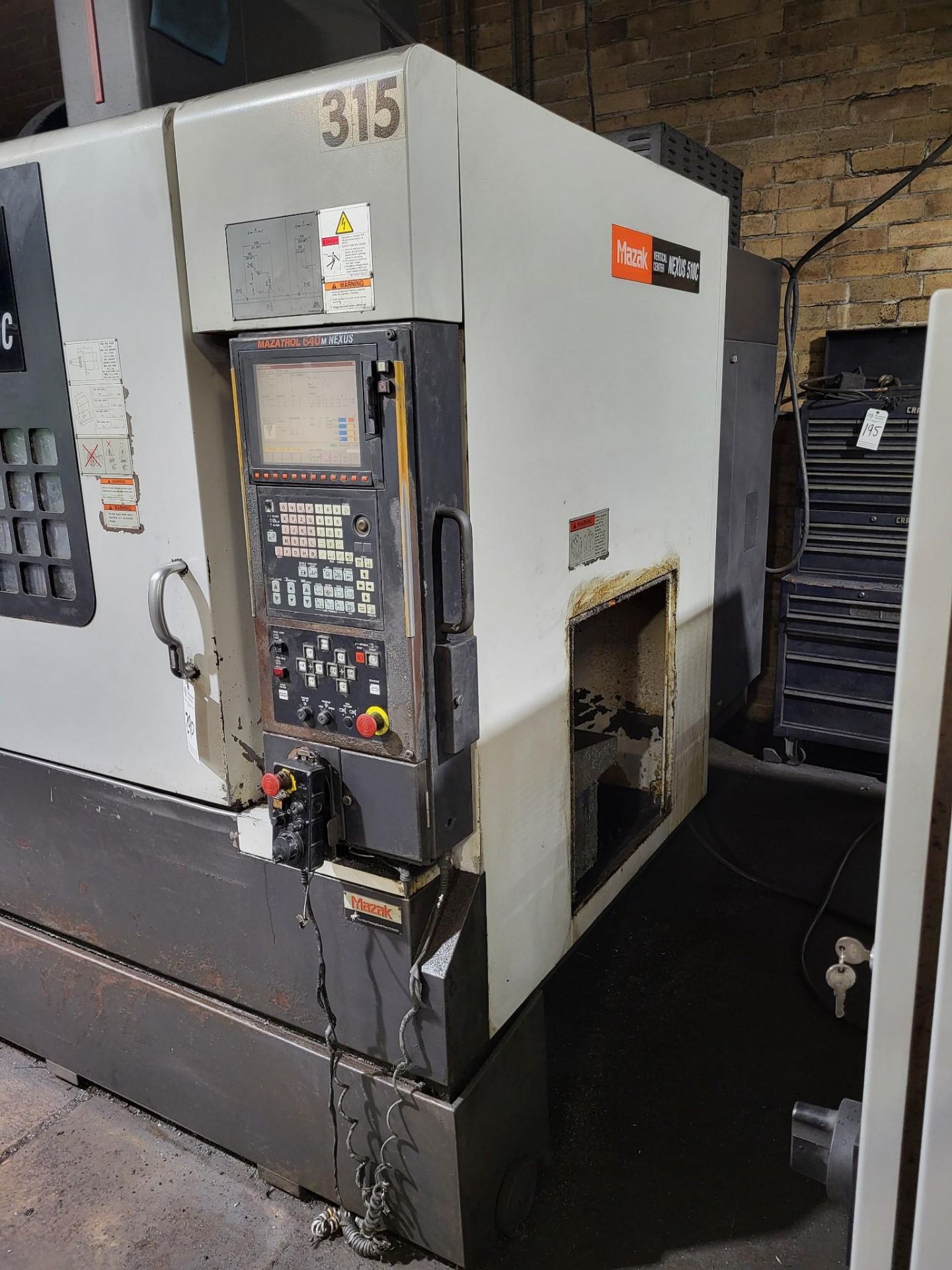 2004 MAZAK NEXUS VCN 510C CNC VERTICAL MACHINING CENTER - Image 10 of 23