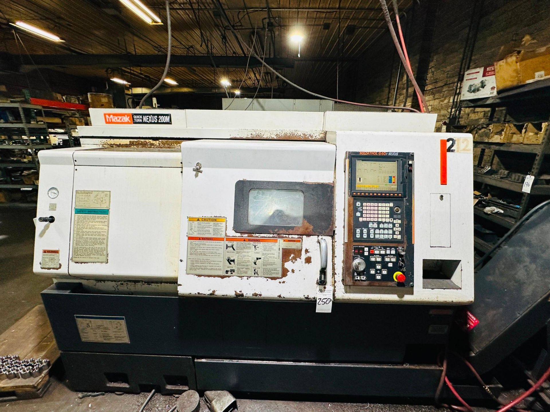 2005 MAZAK QUICK TURN 200M CNC LATHE W/ LIVE MILLING - Image 3 of 16