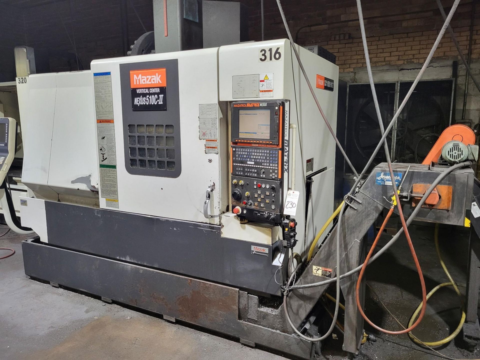 2006 MAZAK NEXUS VCN 510C-II CNC VERTICAL MACHINING CENTER - Image 7 of 14