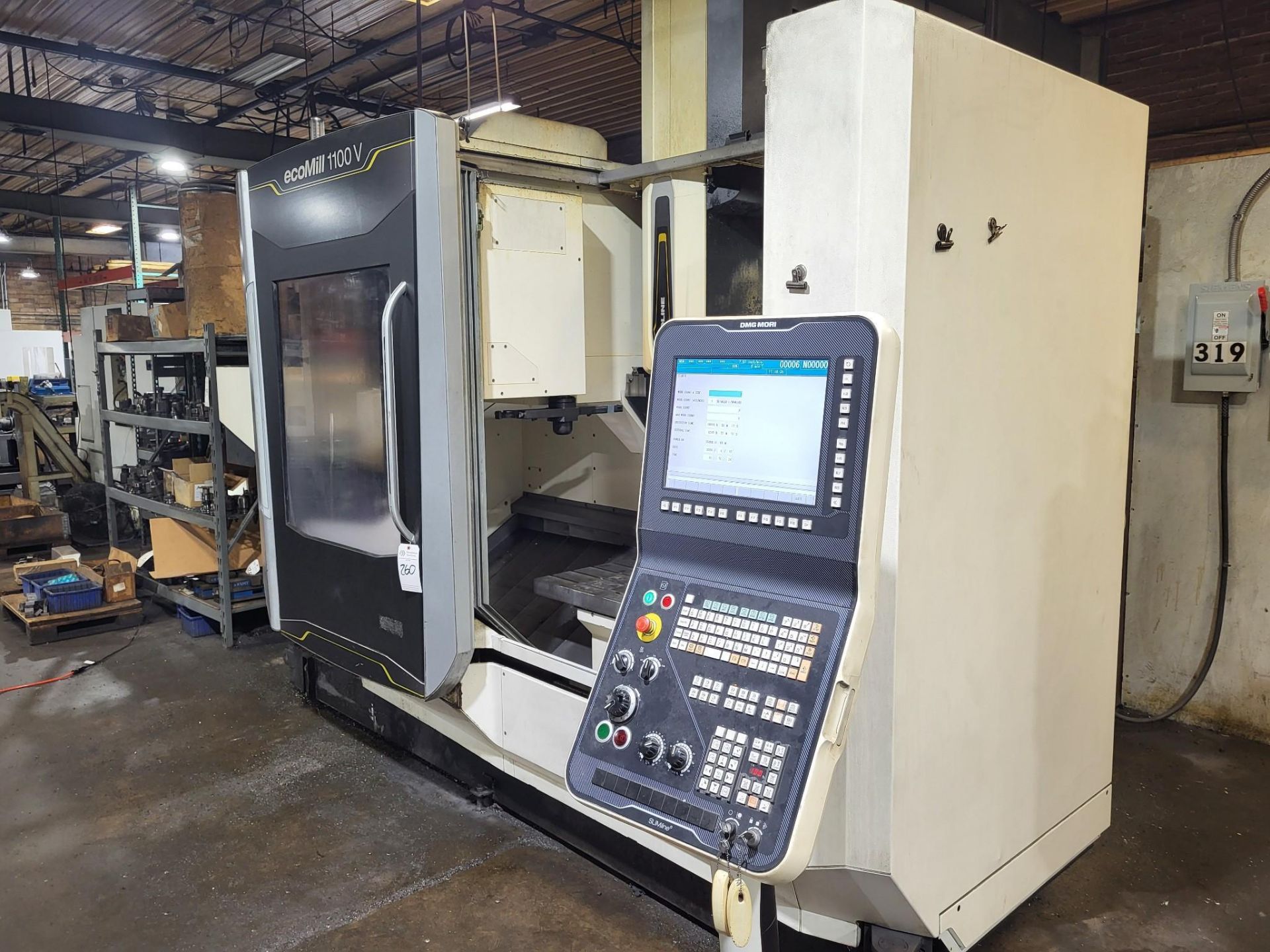 2016 DMG MORI ECOMILL 1100V VERTICAL MACHINING CENTER - Image 9 of 28