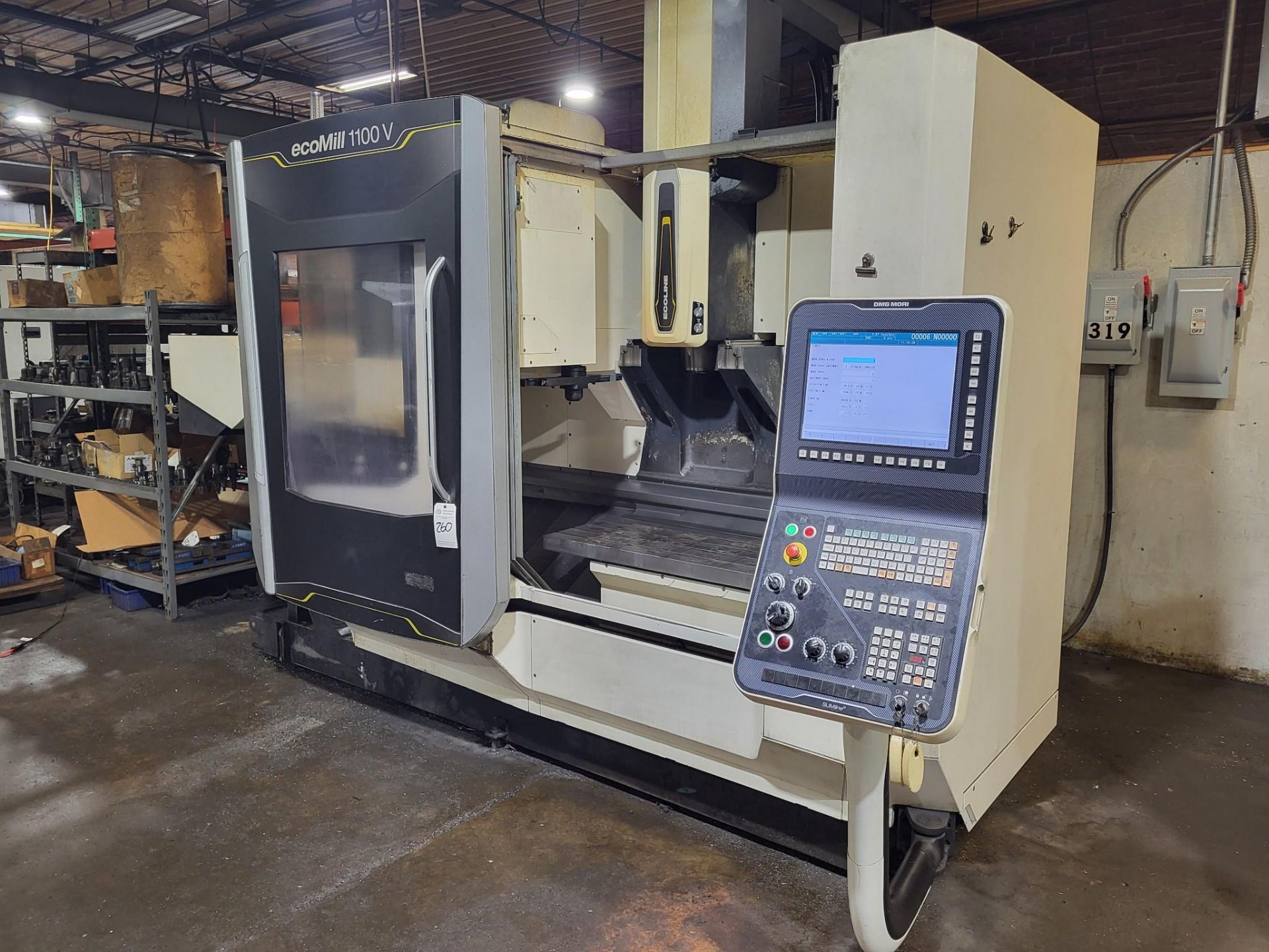 2016 DMG MORI ECOMILL 1100V VERTICAL MACHINING CENTER - Image 8 of 28